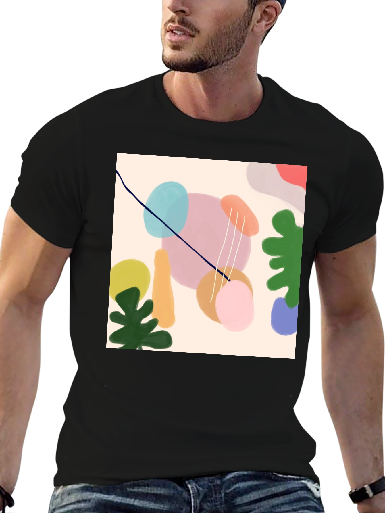 Abstract Art T-Shirt - Stylish Graphic Tee
