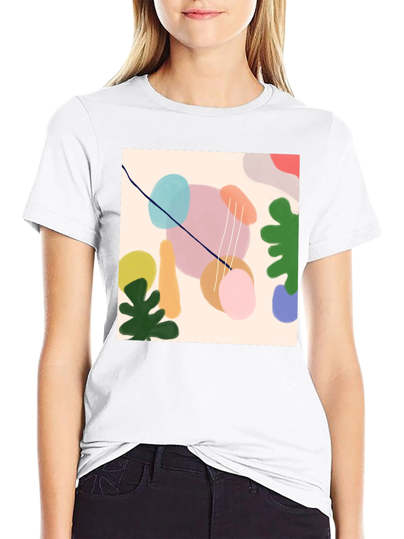 Abstract Art T-Shirt - Stylish Graphic Tee