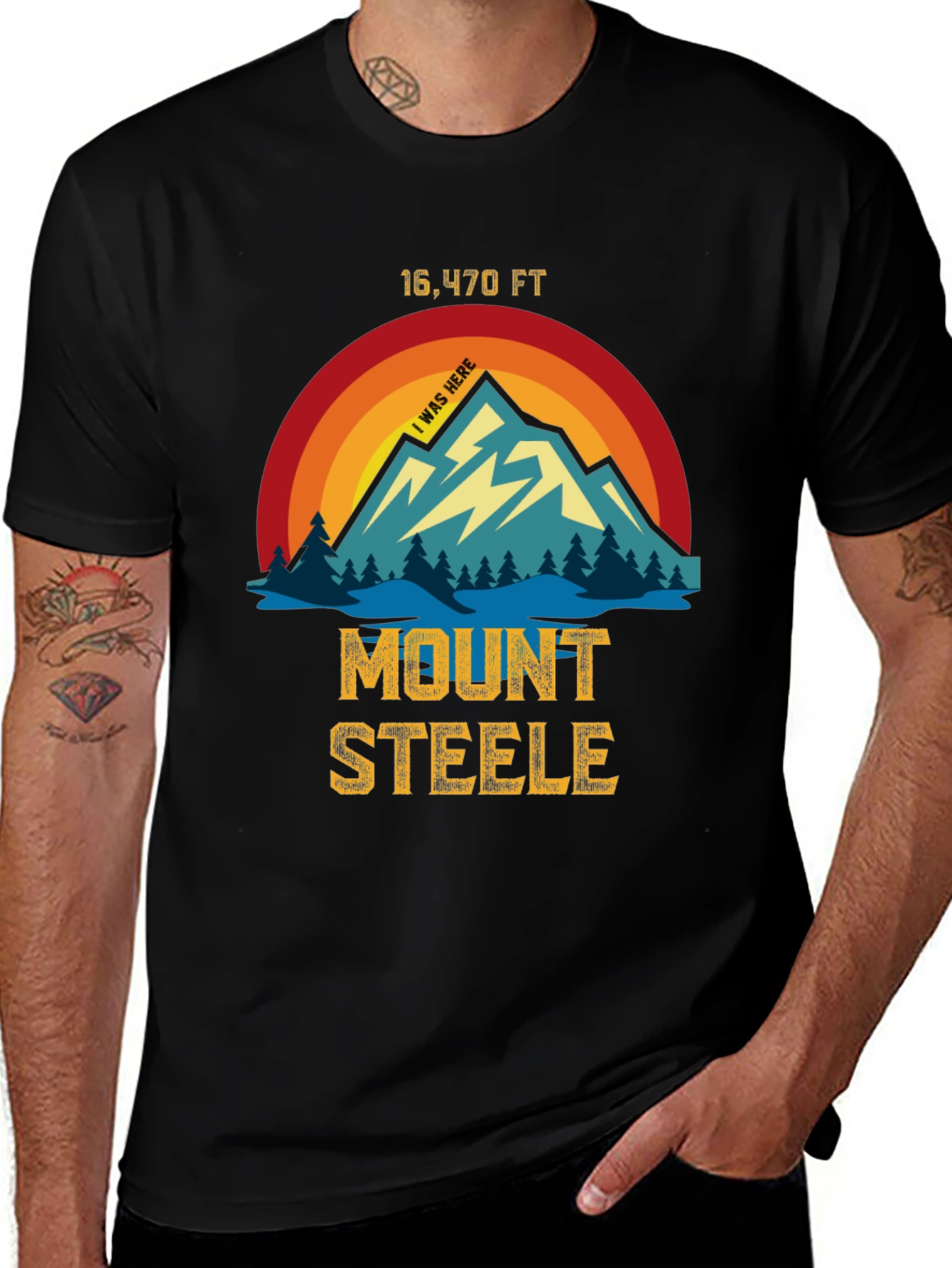 Mount Steele T-Shirt - 16470 FT Elevation