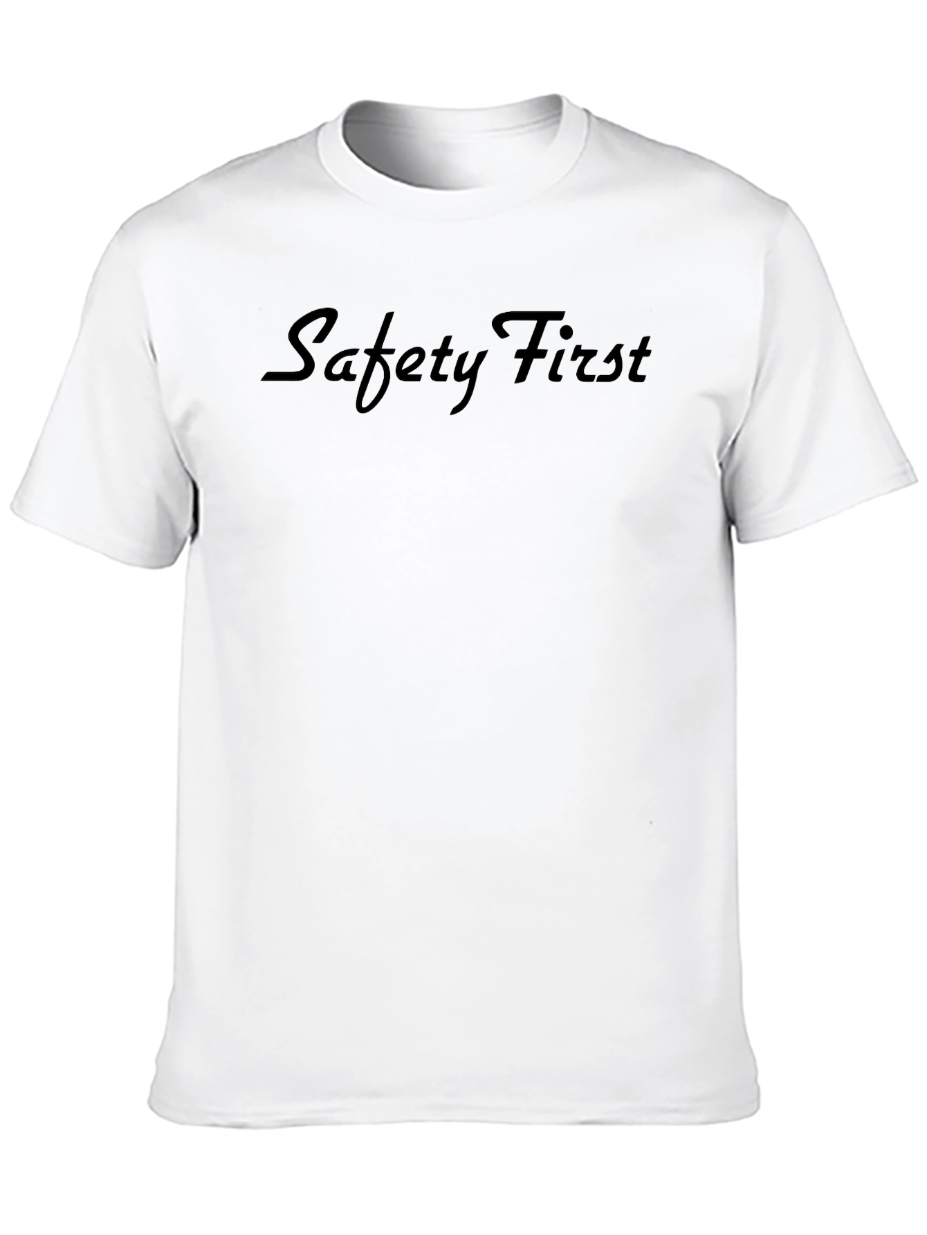 Safety First Black T-Shirt