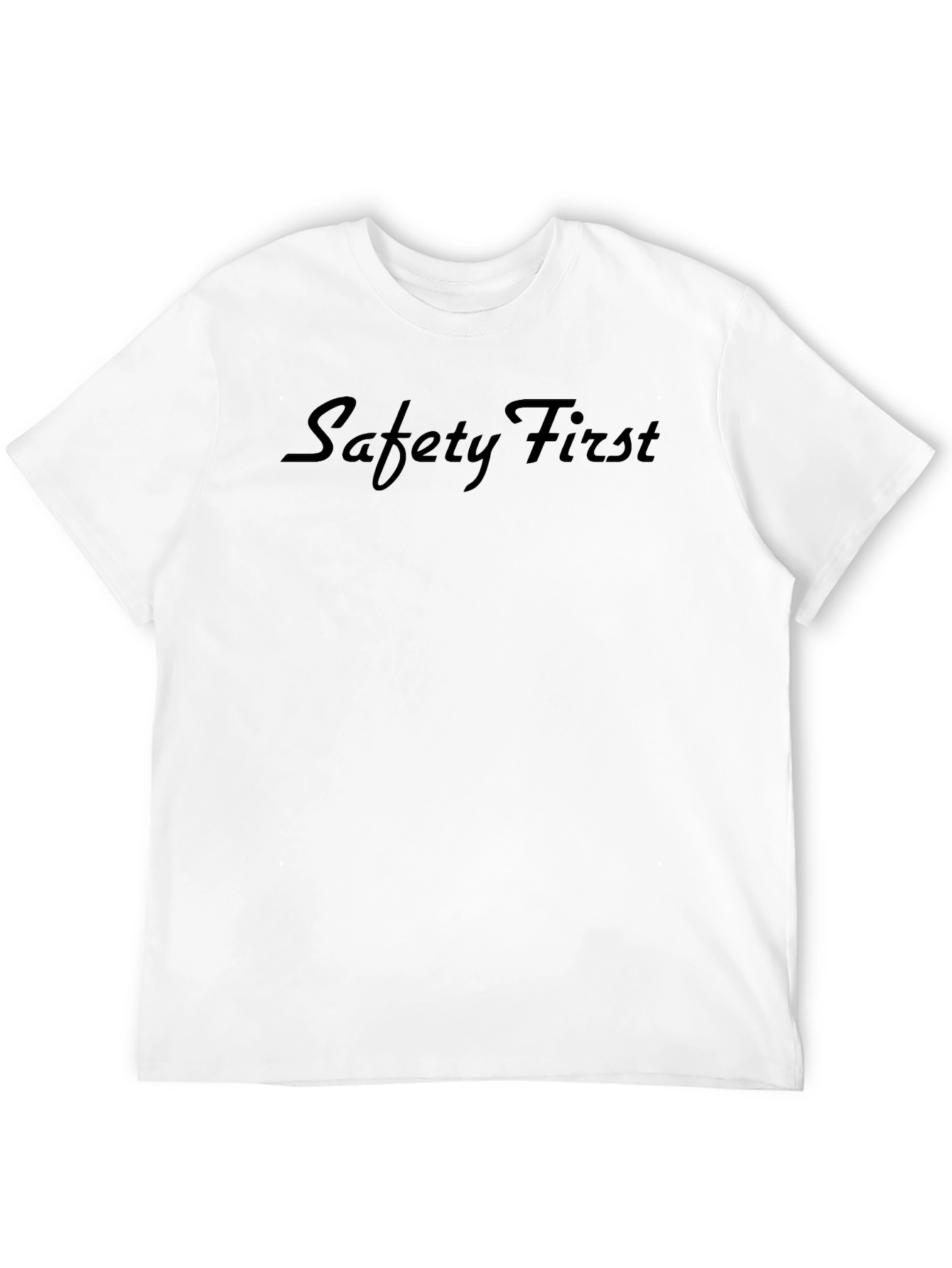 Safety First Black T-Shirt