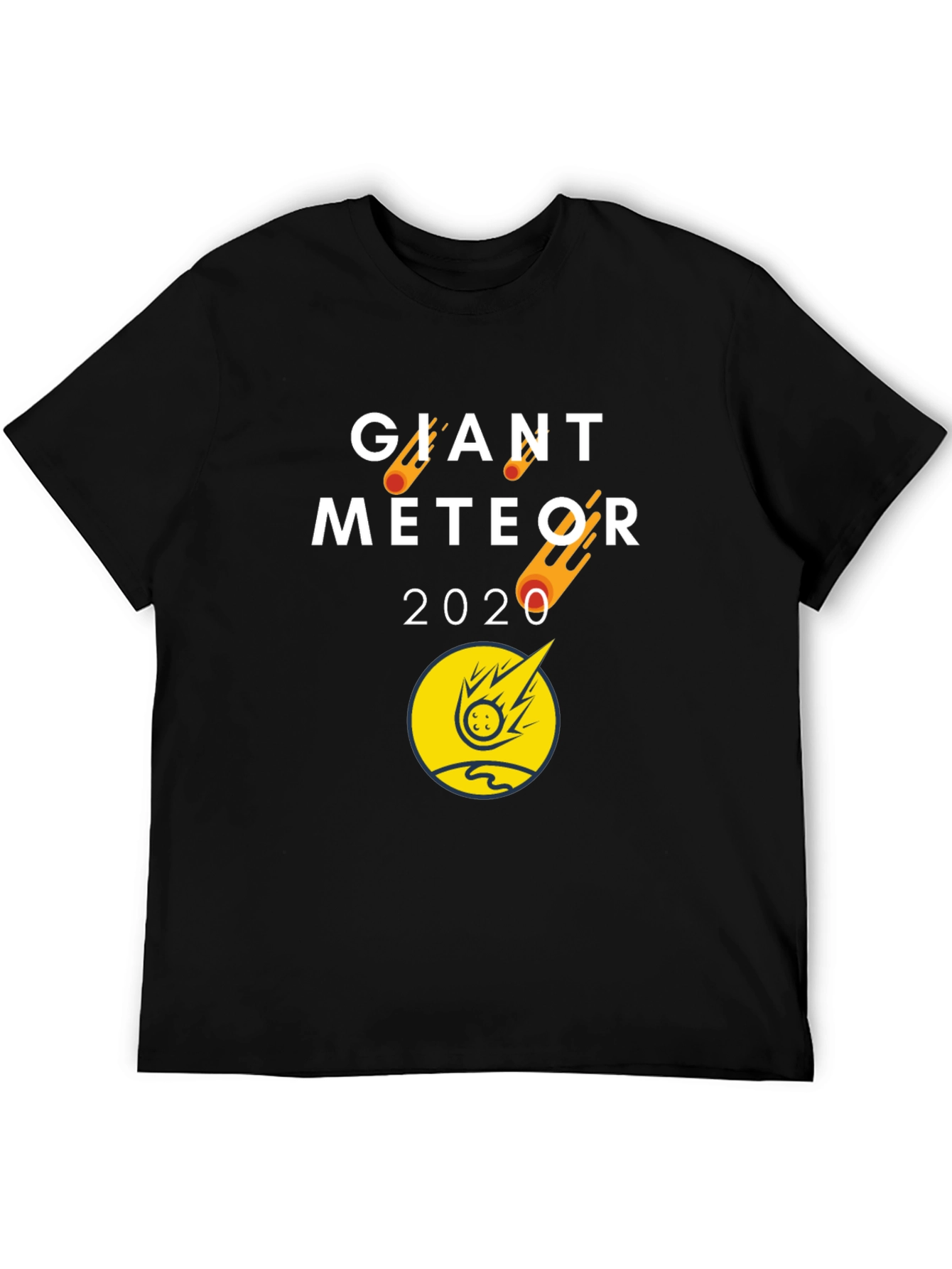Giant Meteor 2020 Black Graphic T-Shirt