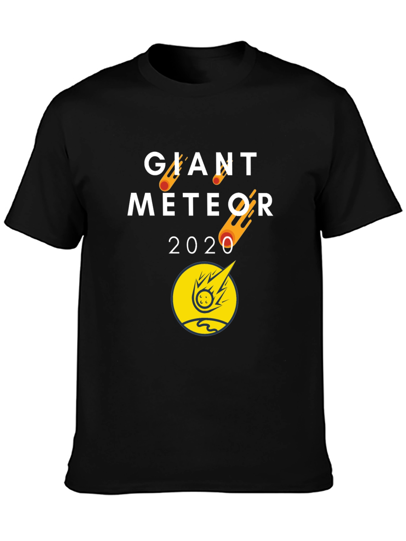 Giant Meteor 2020 Black Graphic T-Shirt