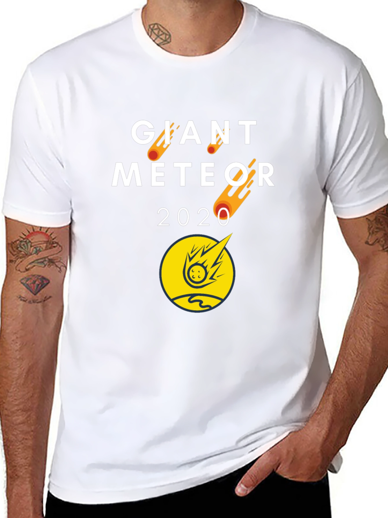 Giant Meteor 2020 Black Graphic T-Shirt