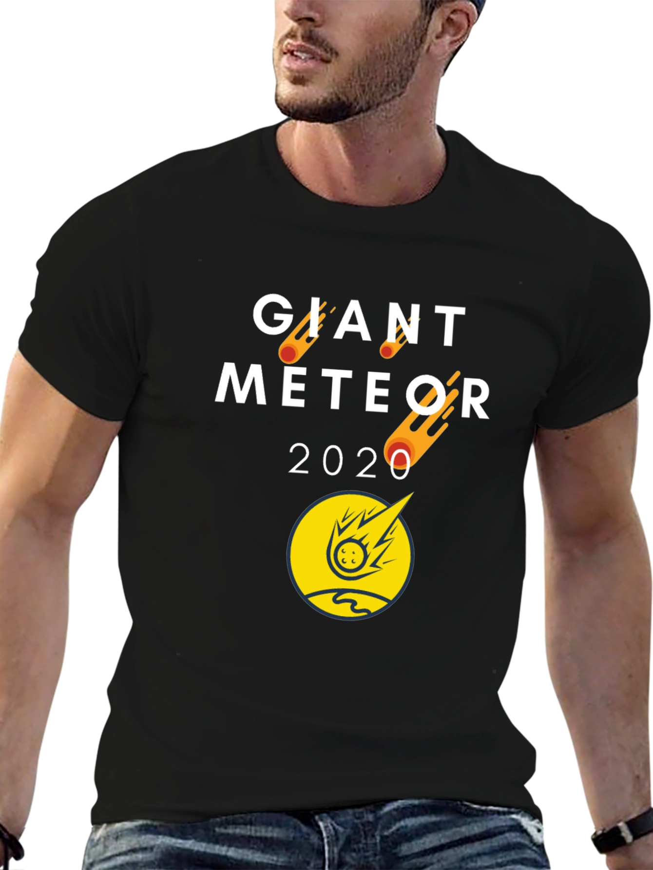 Giant Meteor 2020 Black Graphic T-Shirt