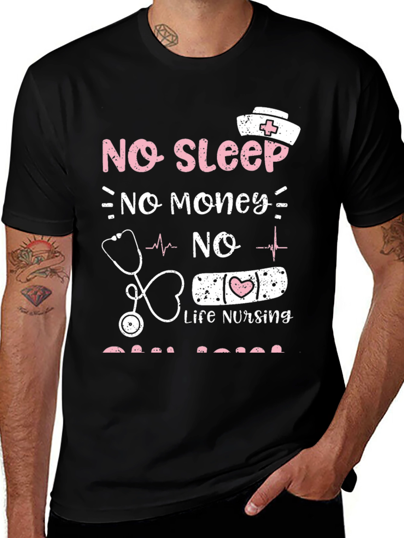 No Sleep No Money Nursing T-Shirt