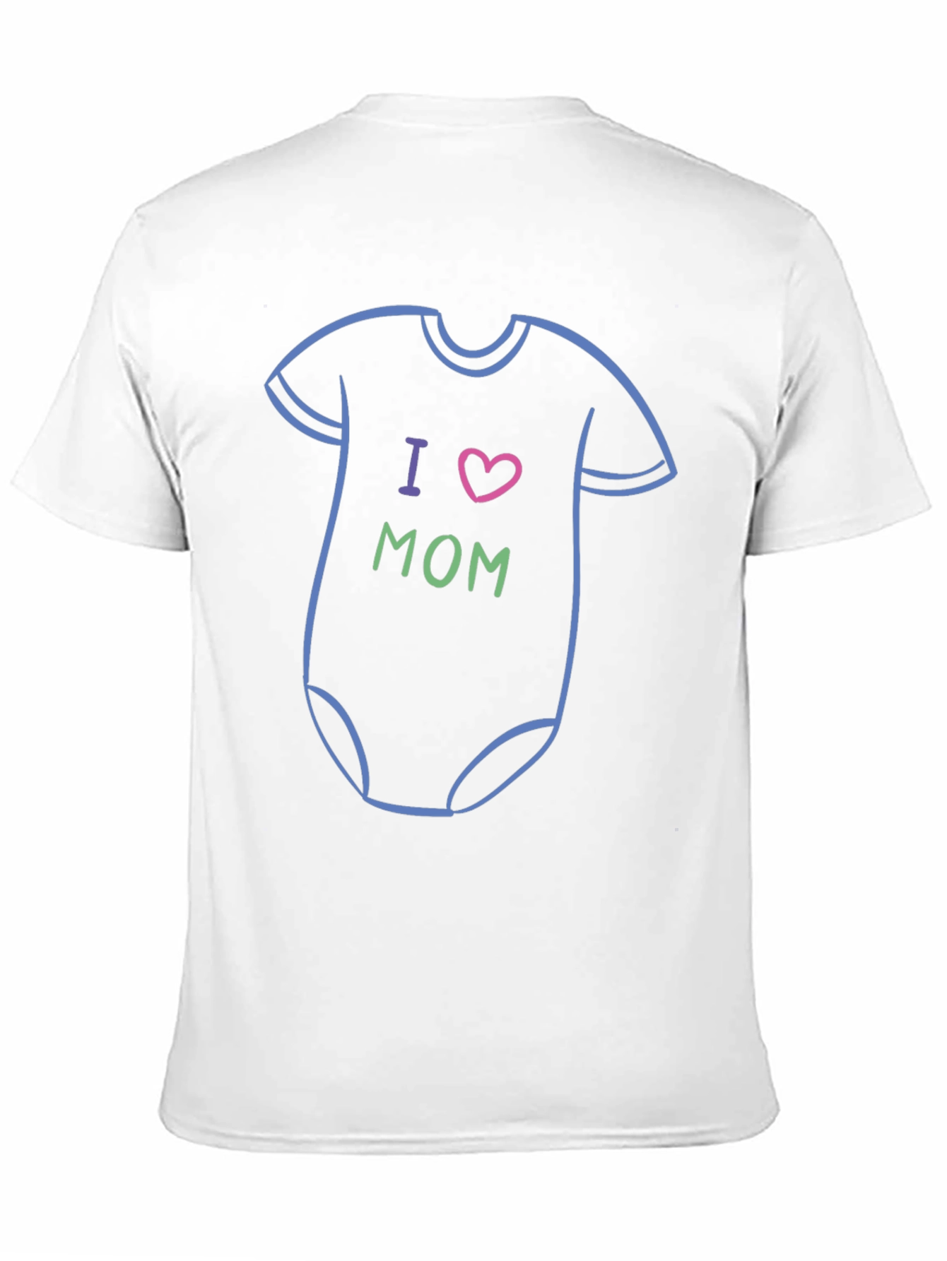 I Heart Mom Baby Onesie T-Shirt - Black