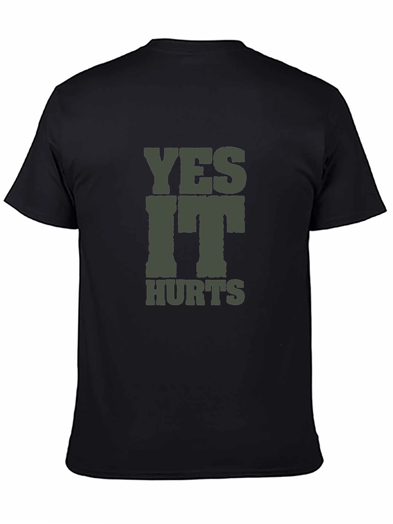 Yes It Hurts T-Shirt - Casual Crew Neck Tee