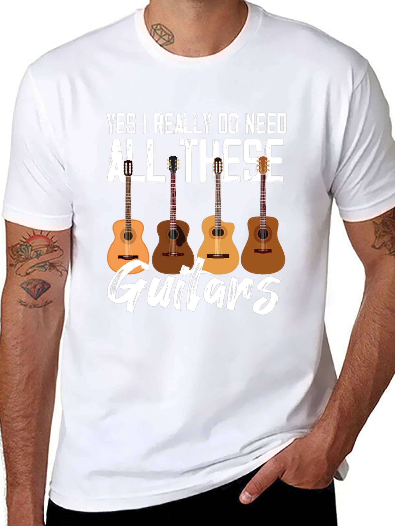 Yes I Really Do Need All These Guitars T-Shirt