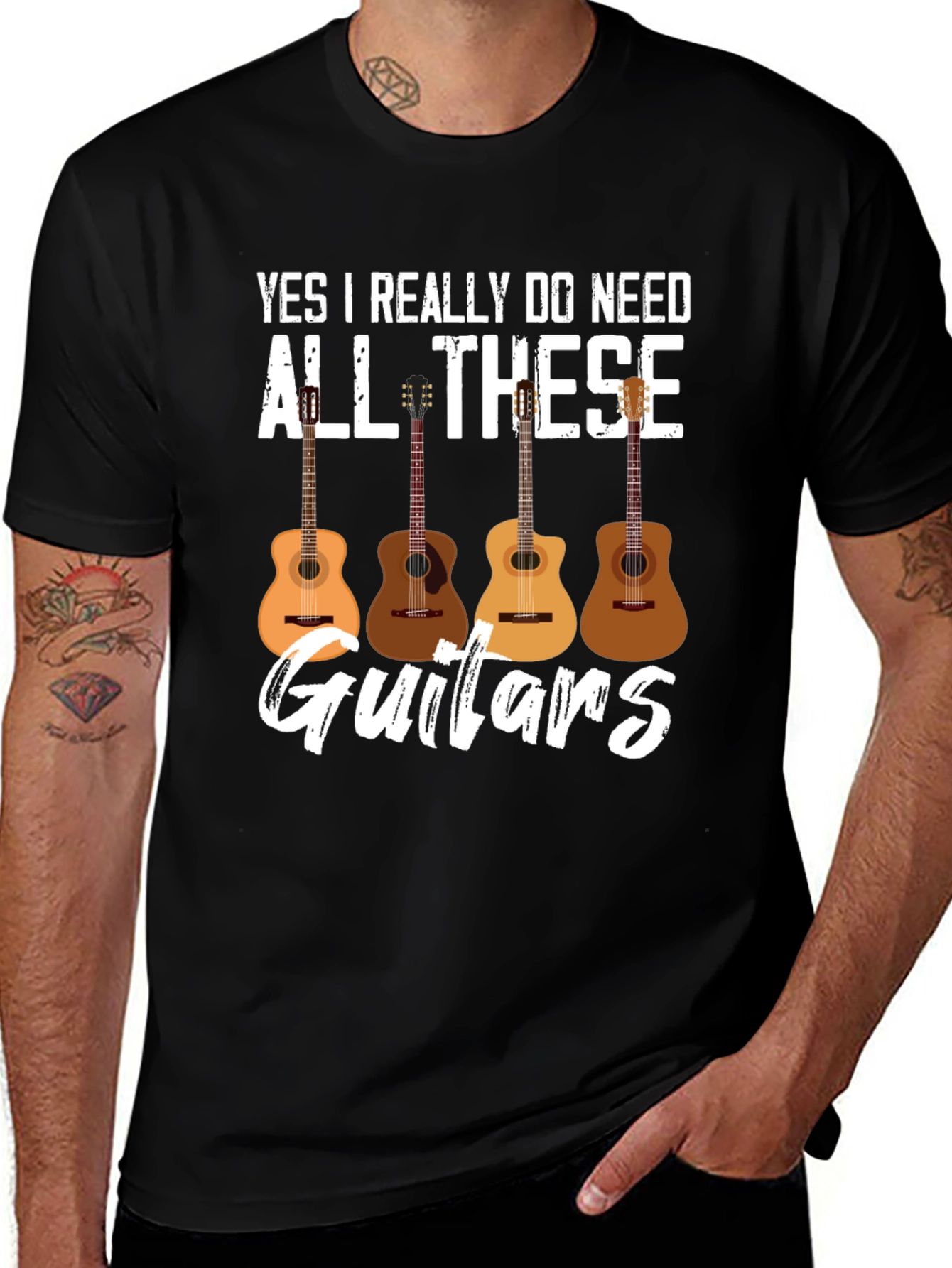 Yes I Really Do Need All These Guitars T-Shirt