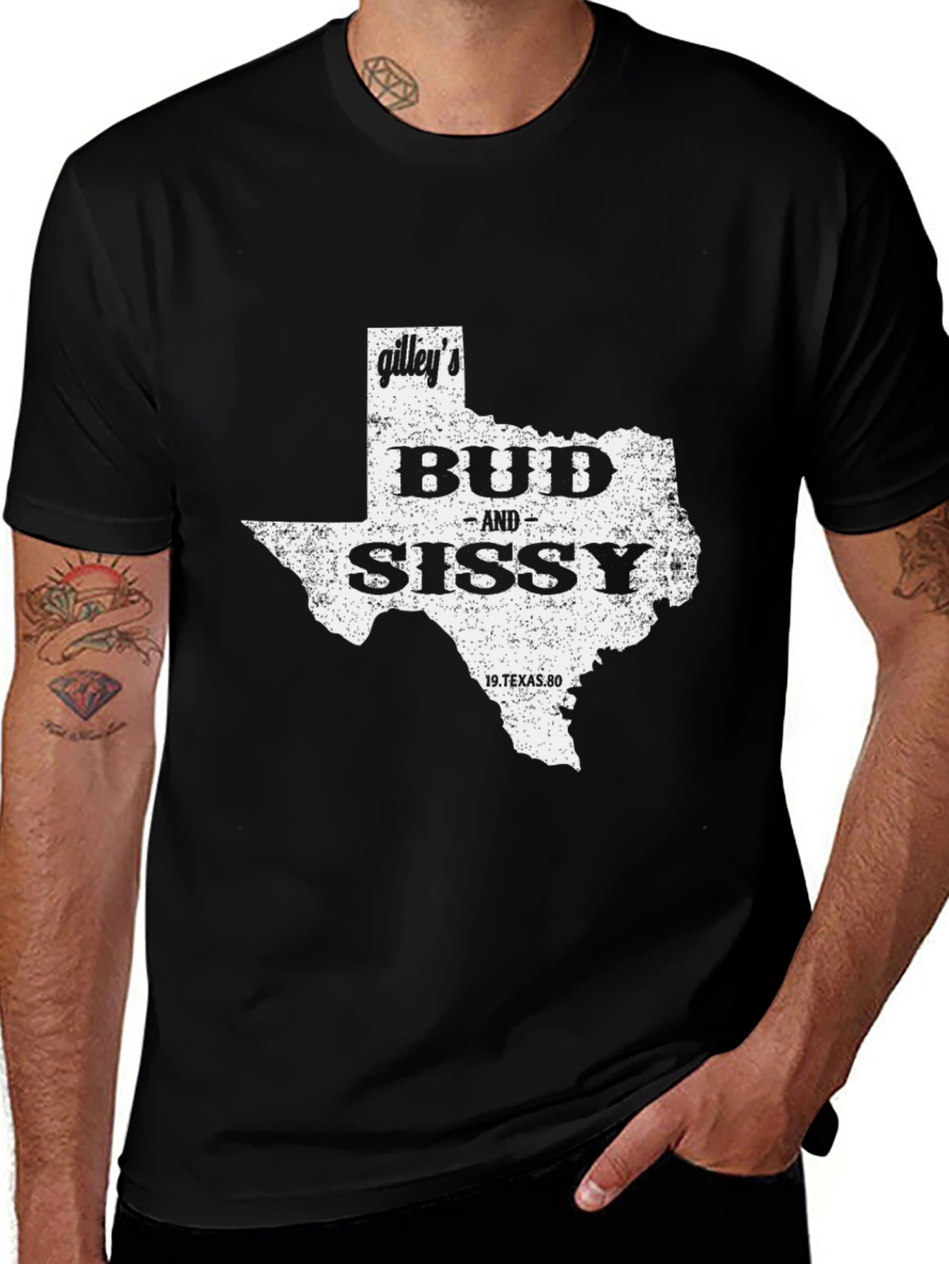 Gilleys Bud and Sissy Texas T-Shirt