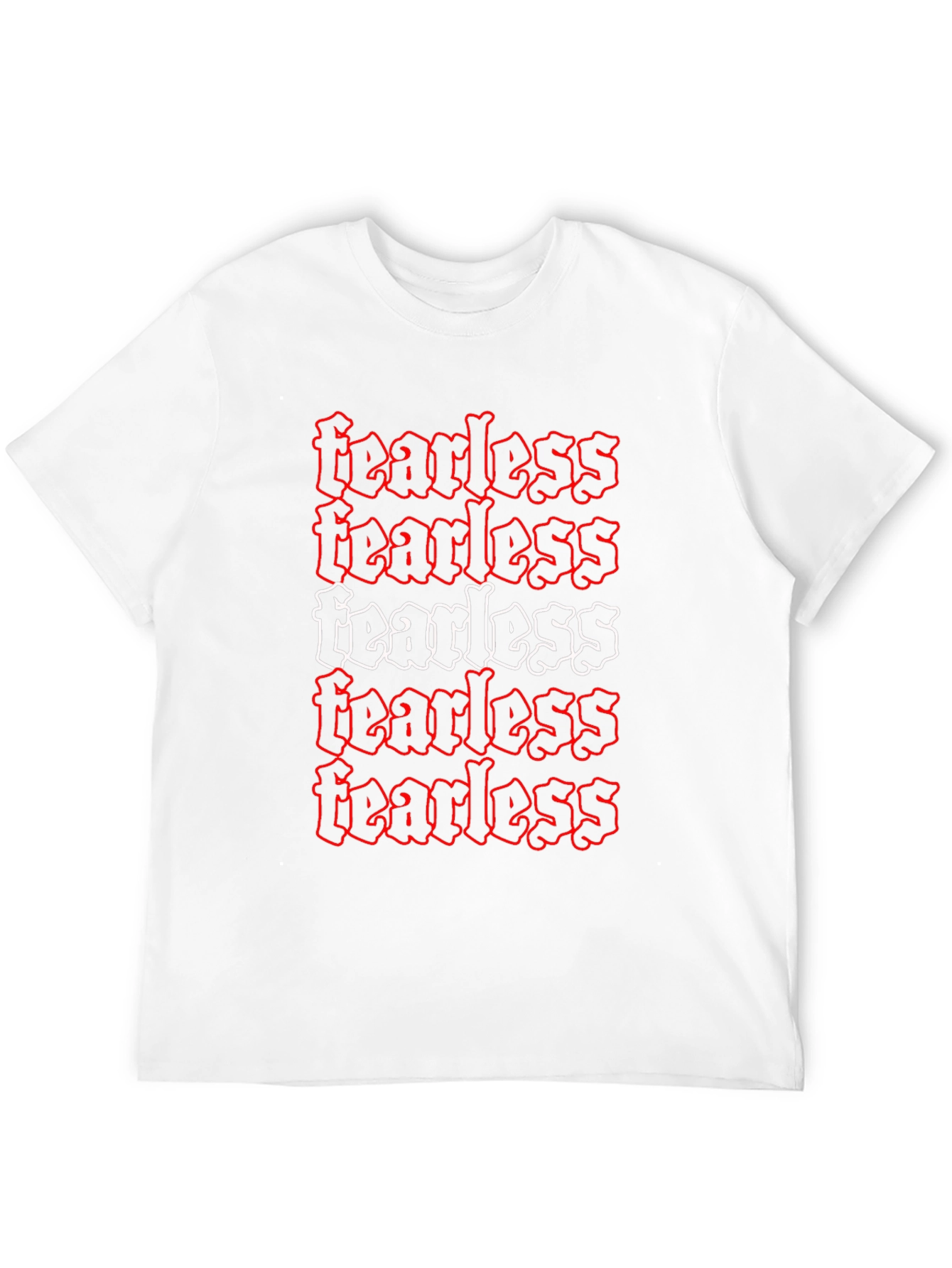 Fearless Graphic Tee - Edgy Style