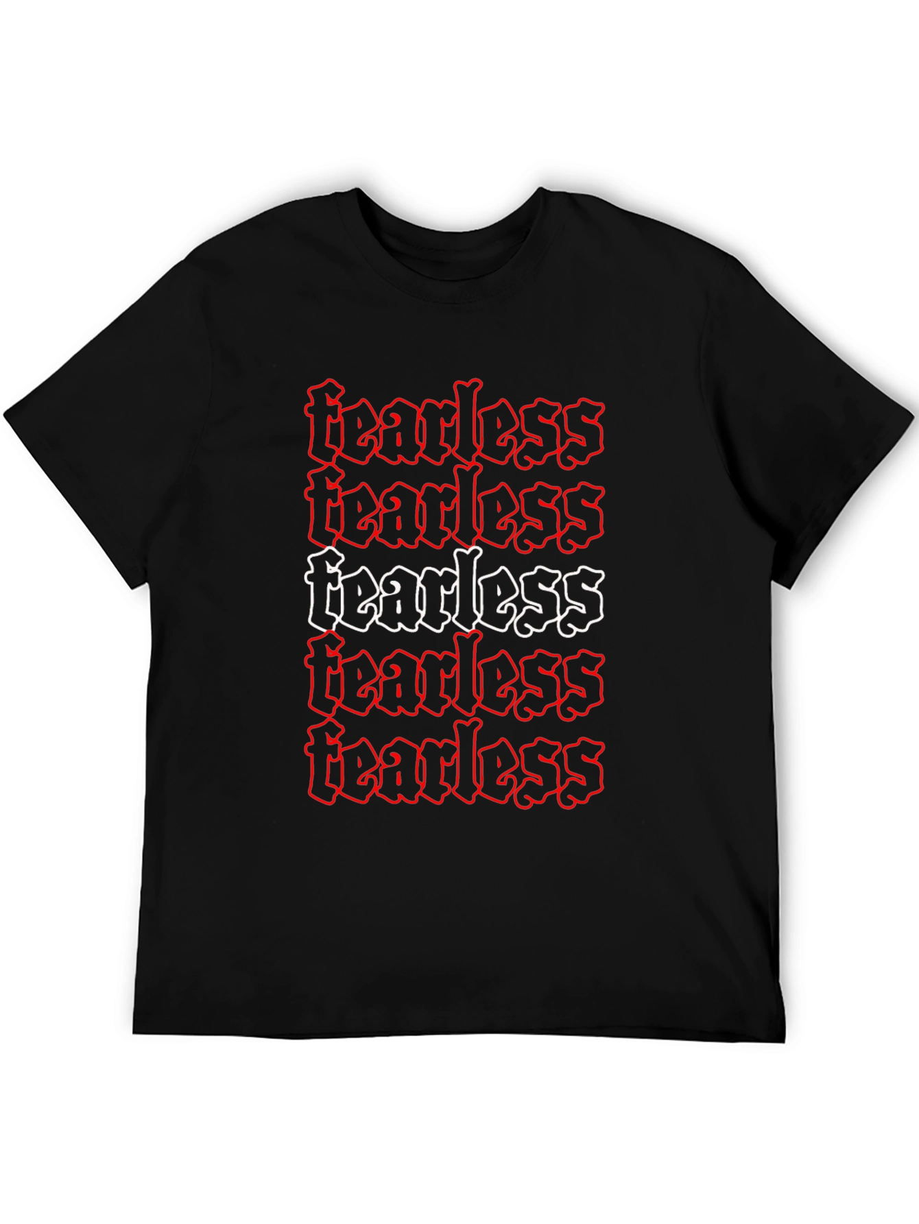 Fearless Graphic Tee - Edgy Style