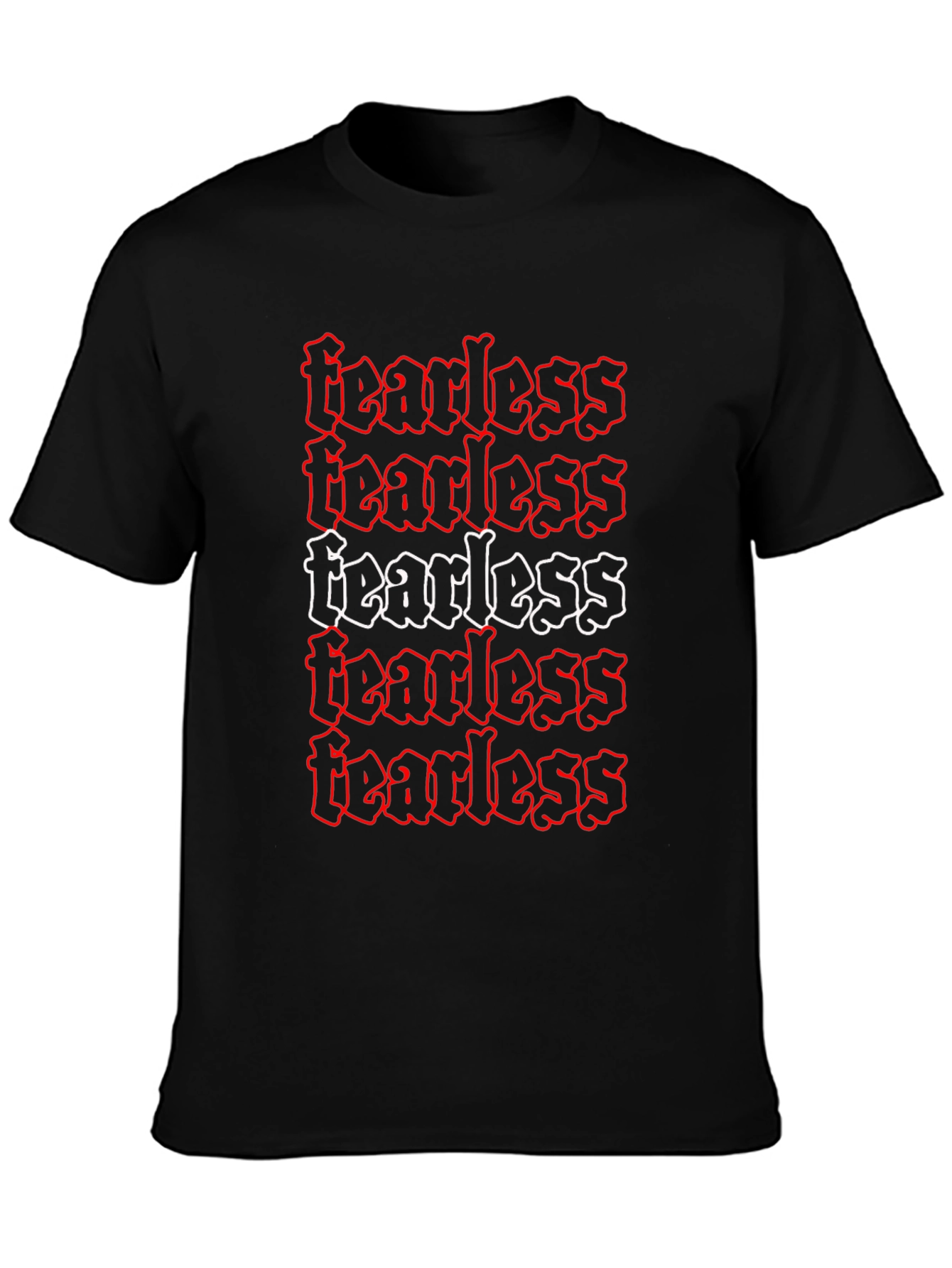 Fearless Graphic Tee - Edgy Style