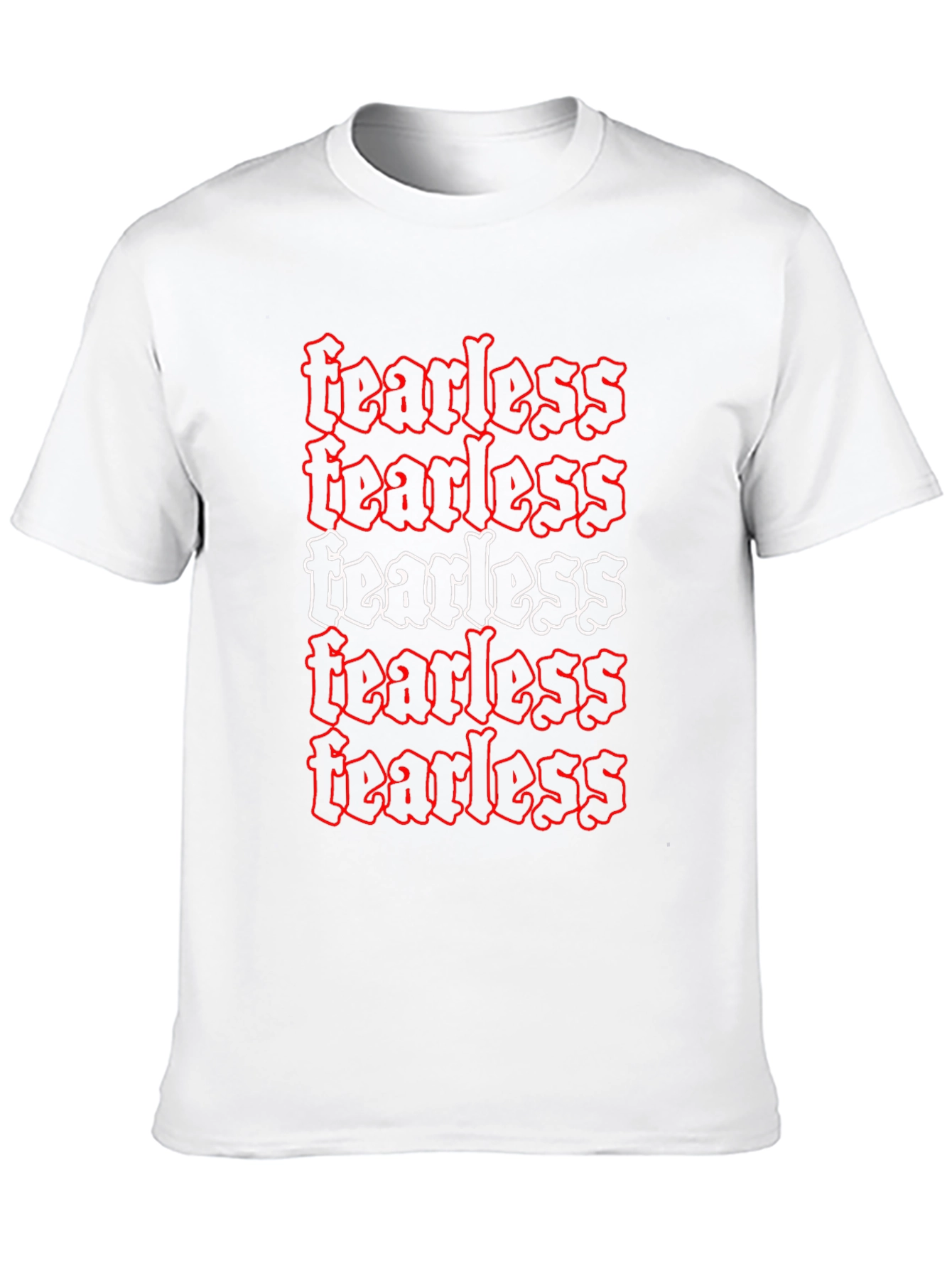 Fearless Graphic Tee - Edgy Style
