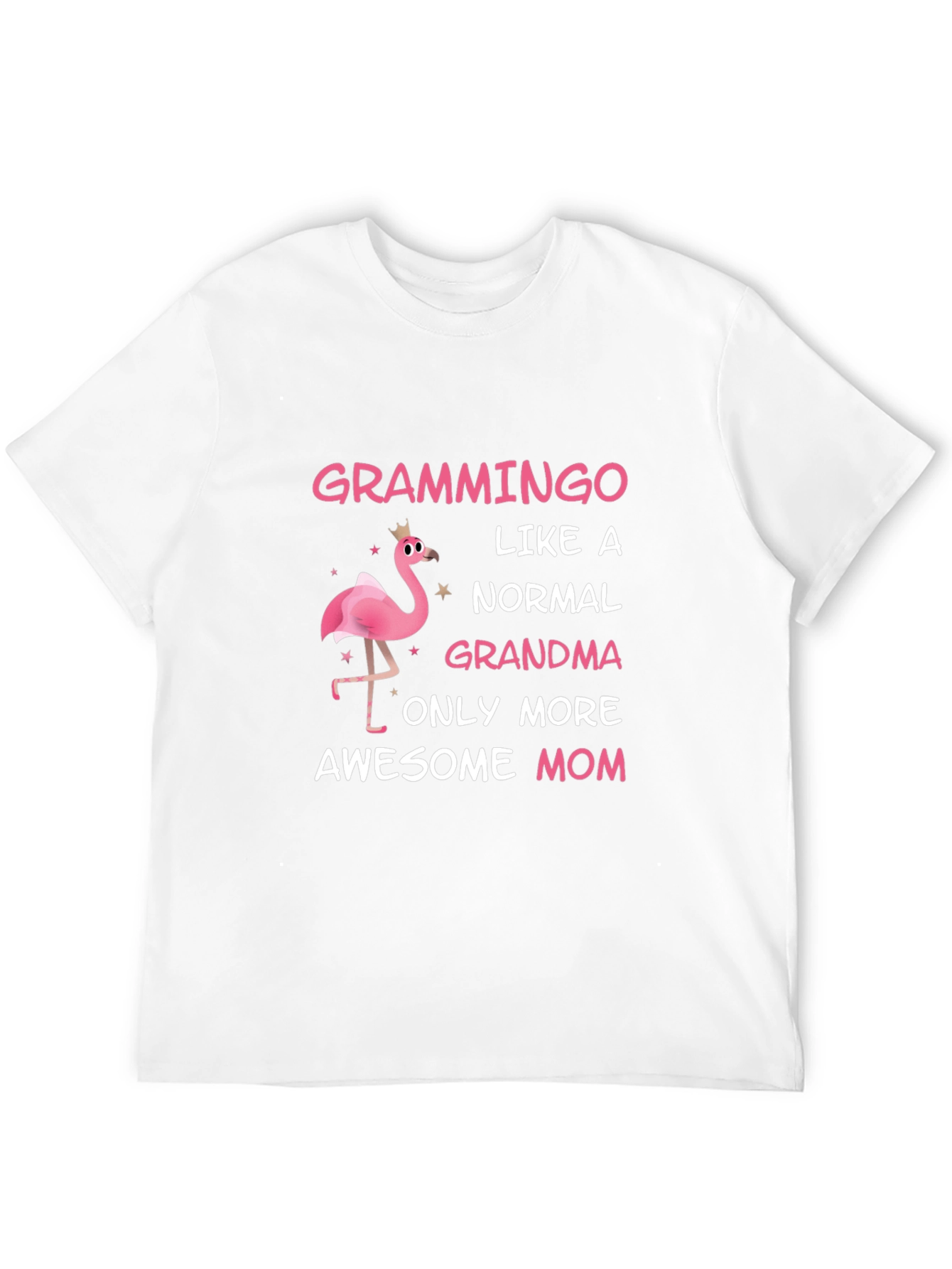 Grammingo T-Shirt - Awesome Grandma Flamingo Tee
