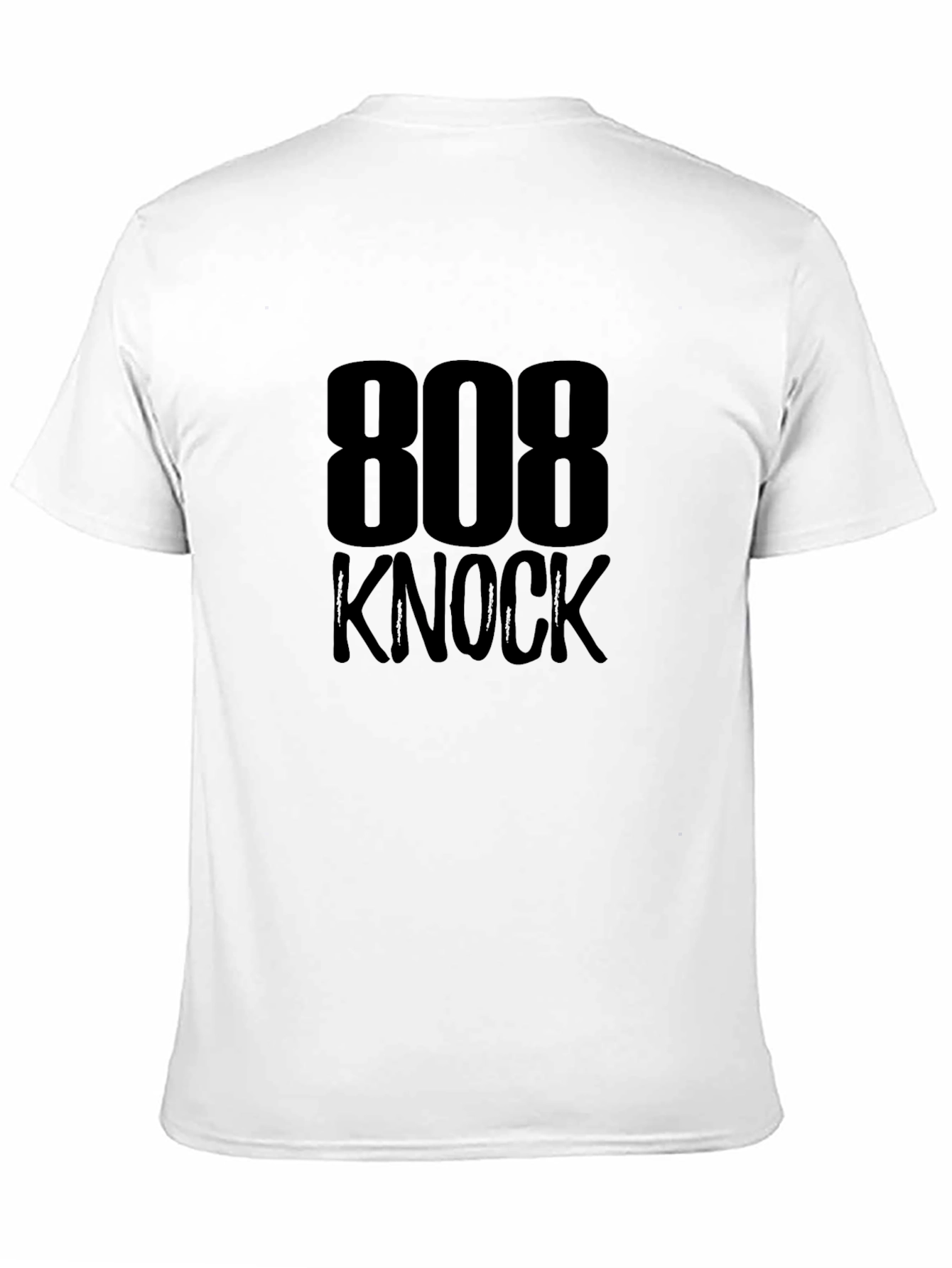 808 Knock Graphic Tee - Bold Black T-Shirt