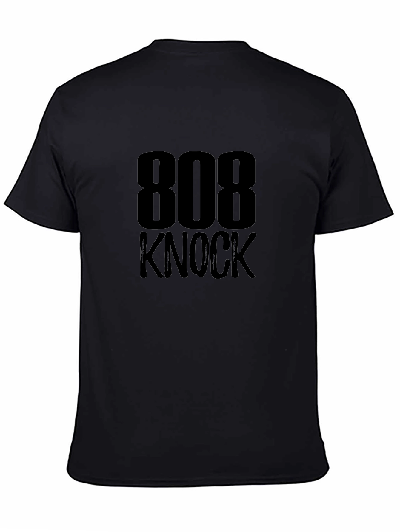 808 Knock Graphic Tee - Bold Black T-Shirt