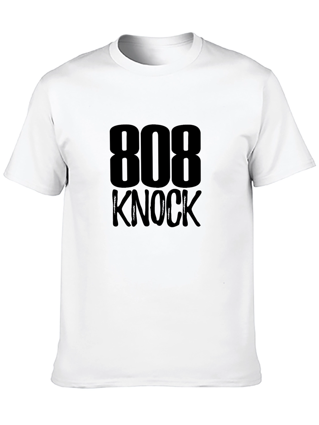 808 Knock Graphic Tee - Bold Black T-Shirt