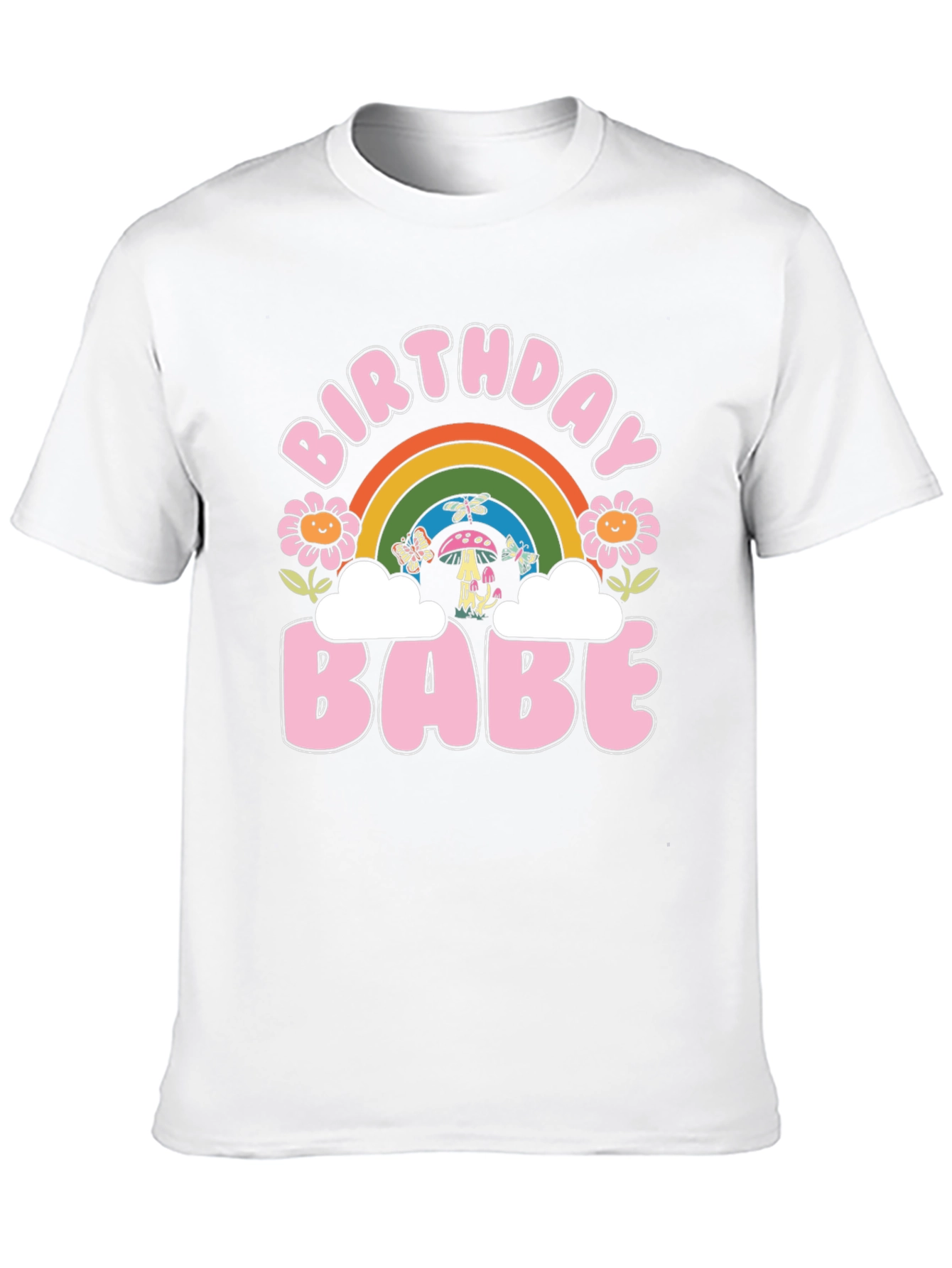 Birthday Babe Retro Graphic Tee