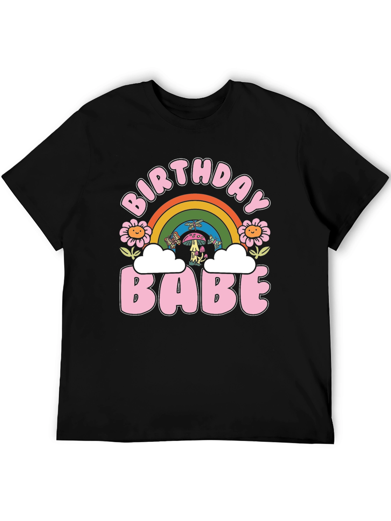 Birthday Babe Retro Graphic Tee