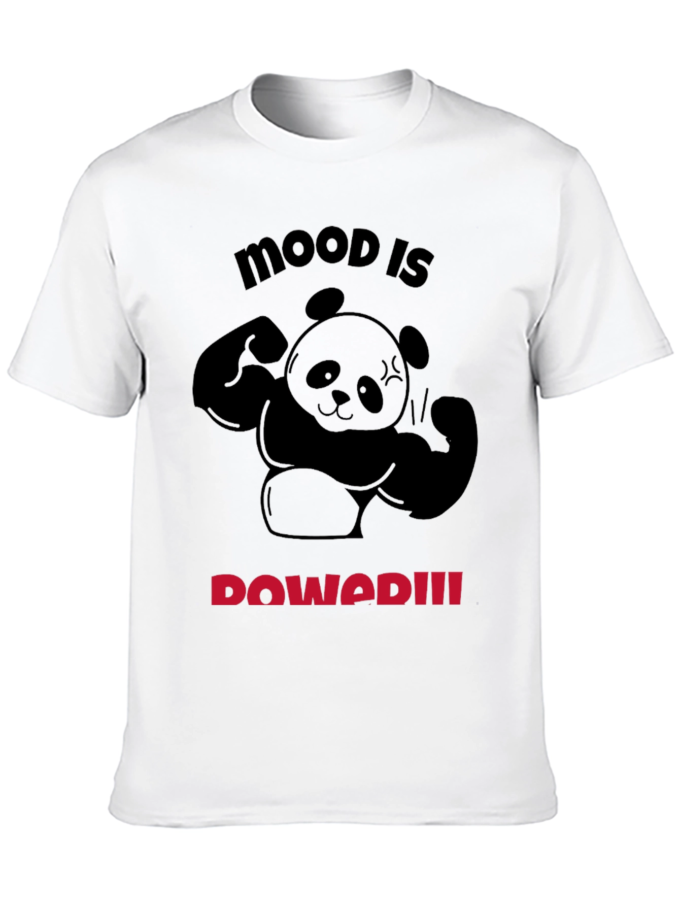 Mood is Powered Panda T-Shirt