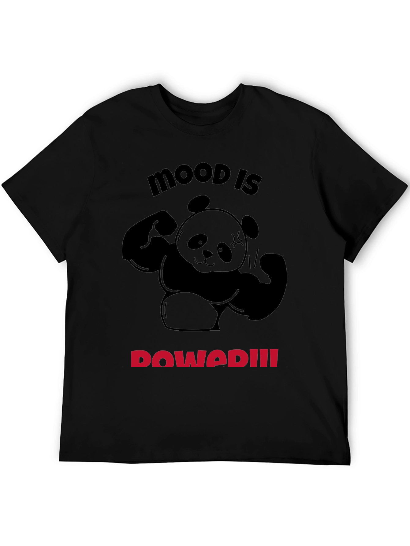 Mood is Powered Panda T-Shirt