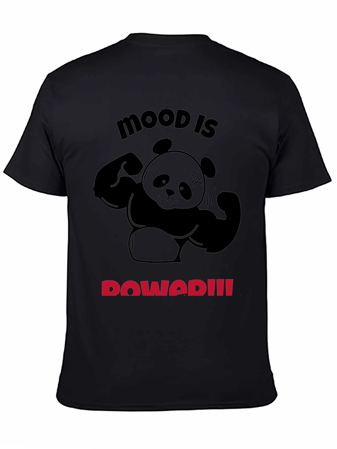 Mood is Powered Panda T-Shirt