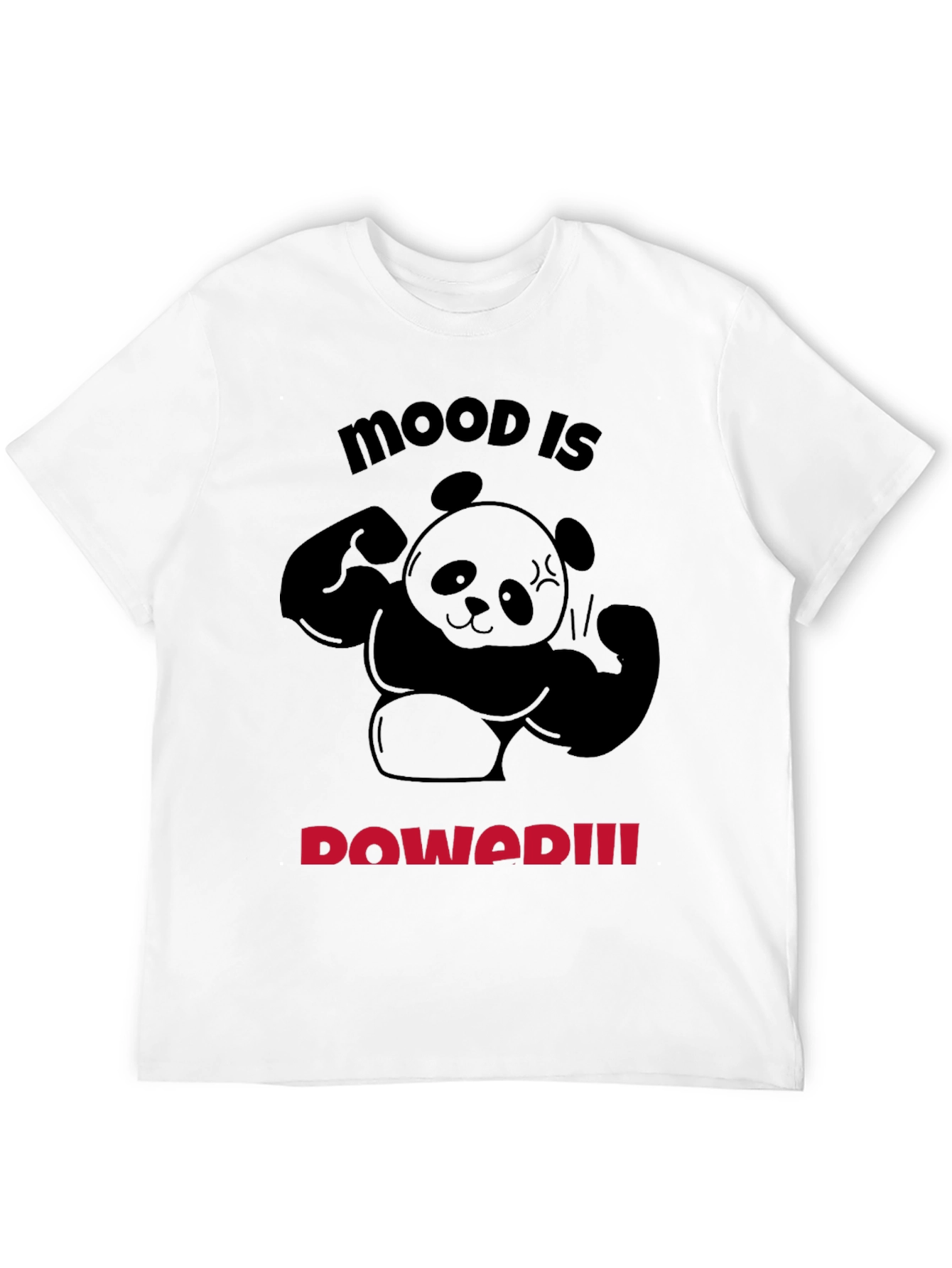 Mood is Powered Panda T-Shirt