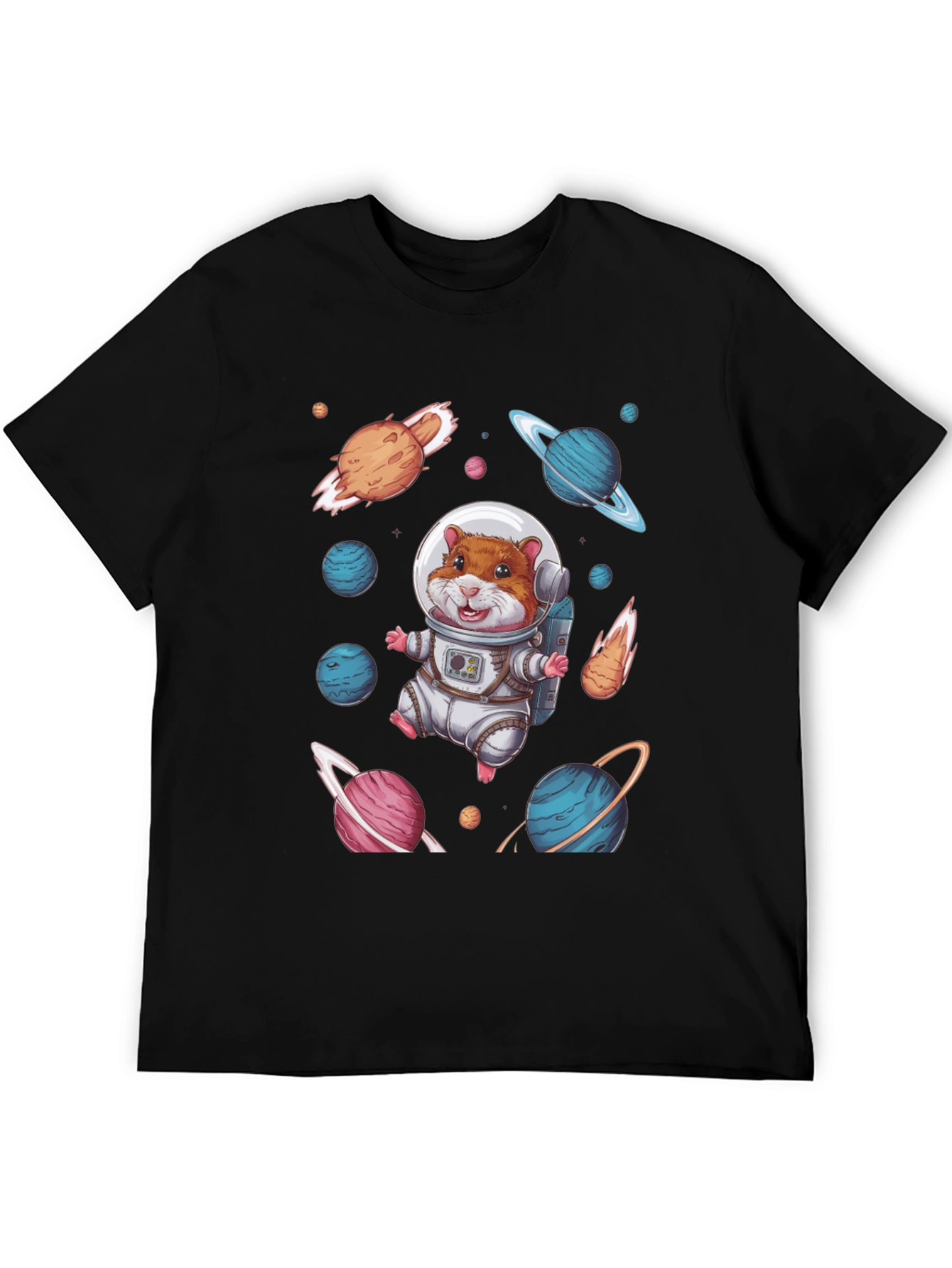 Hamster Astronaut Space T-Shirt