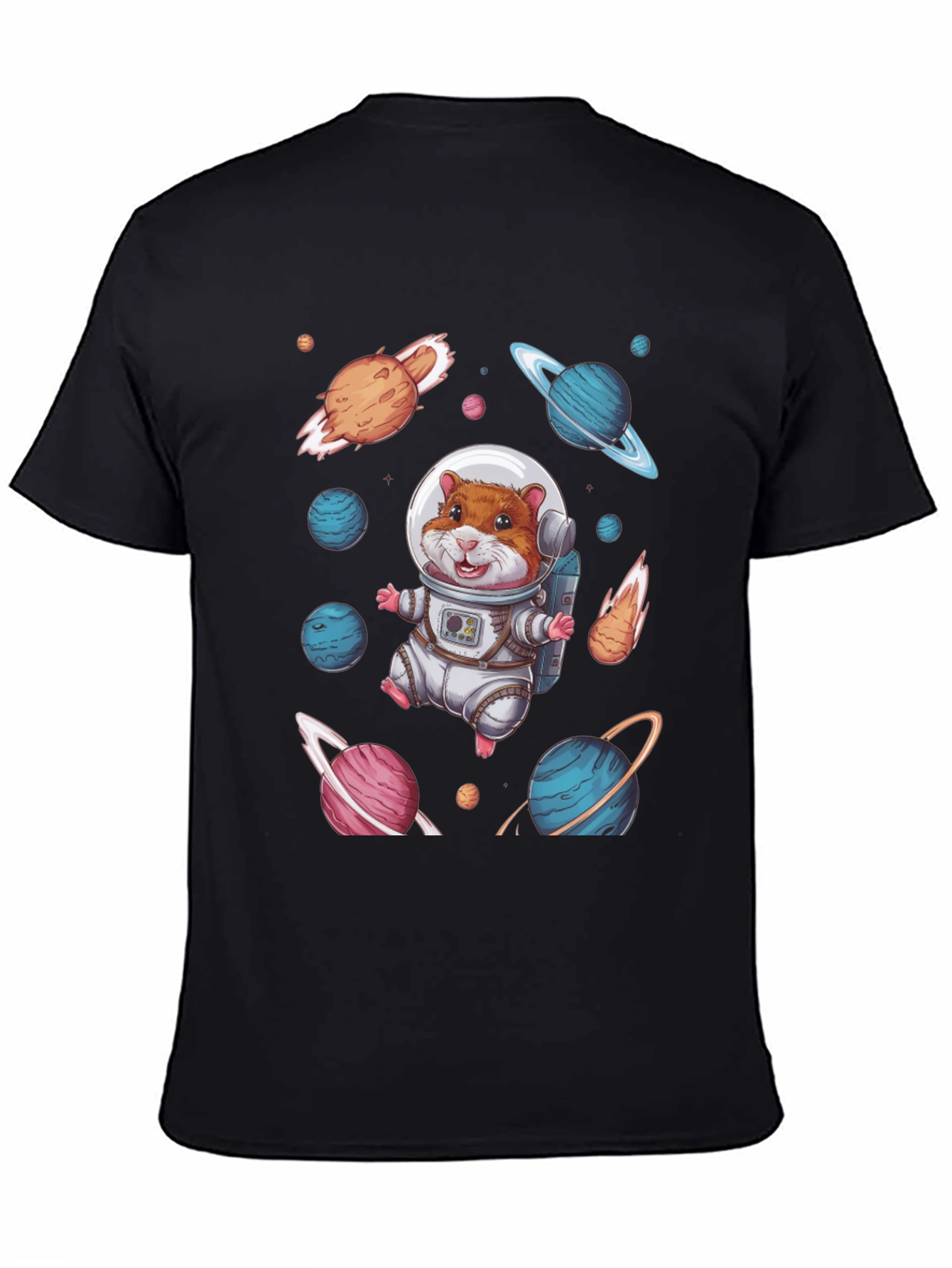 Hamster Astronaut Space T-Shirt