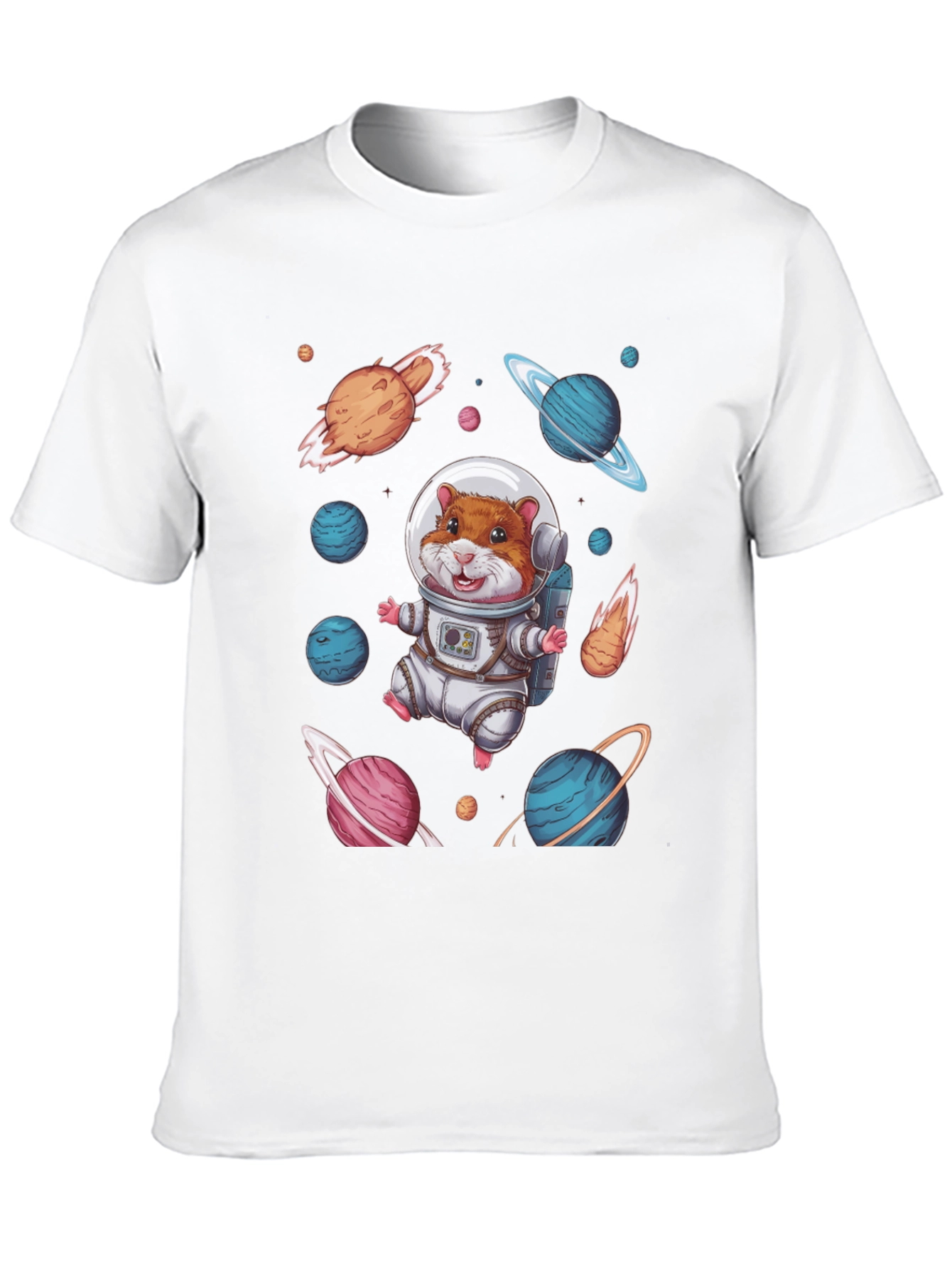 Hamster Astronaut Space T-Shirt