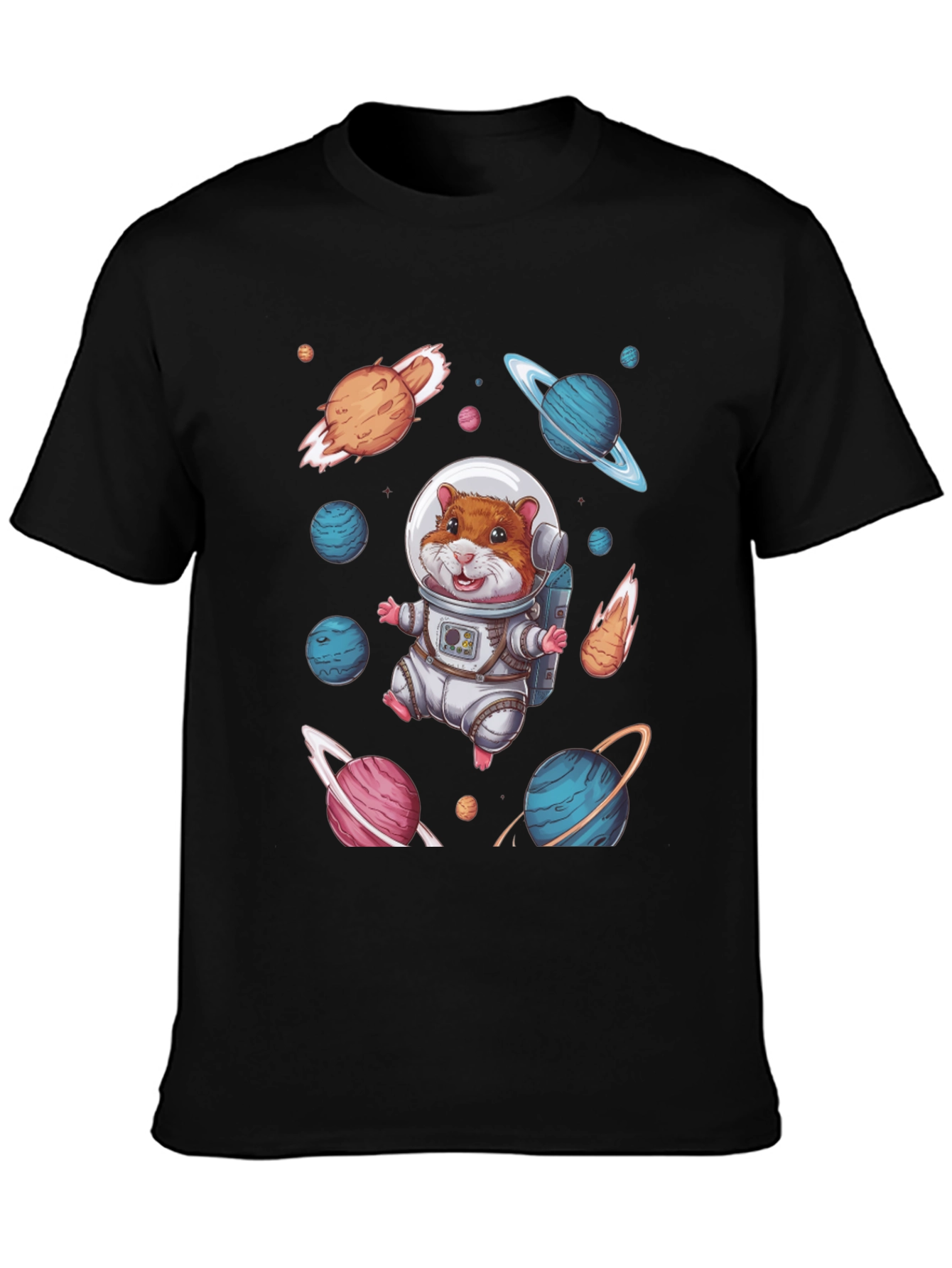 Hamster Astronaut Space T-Shirt