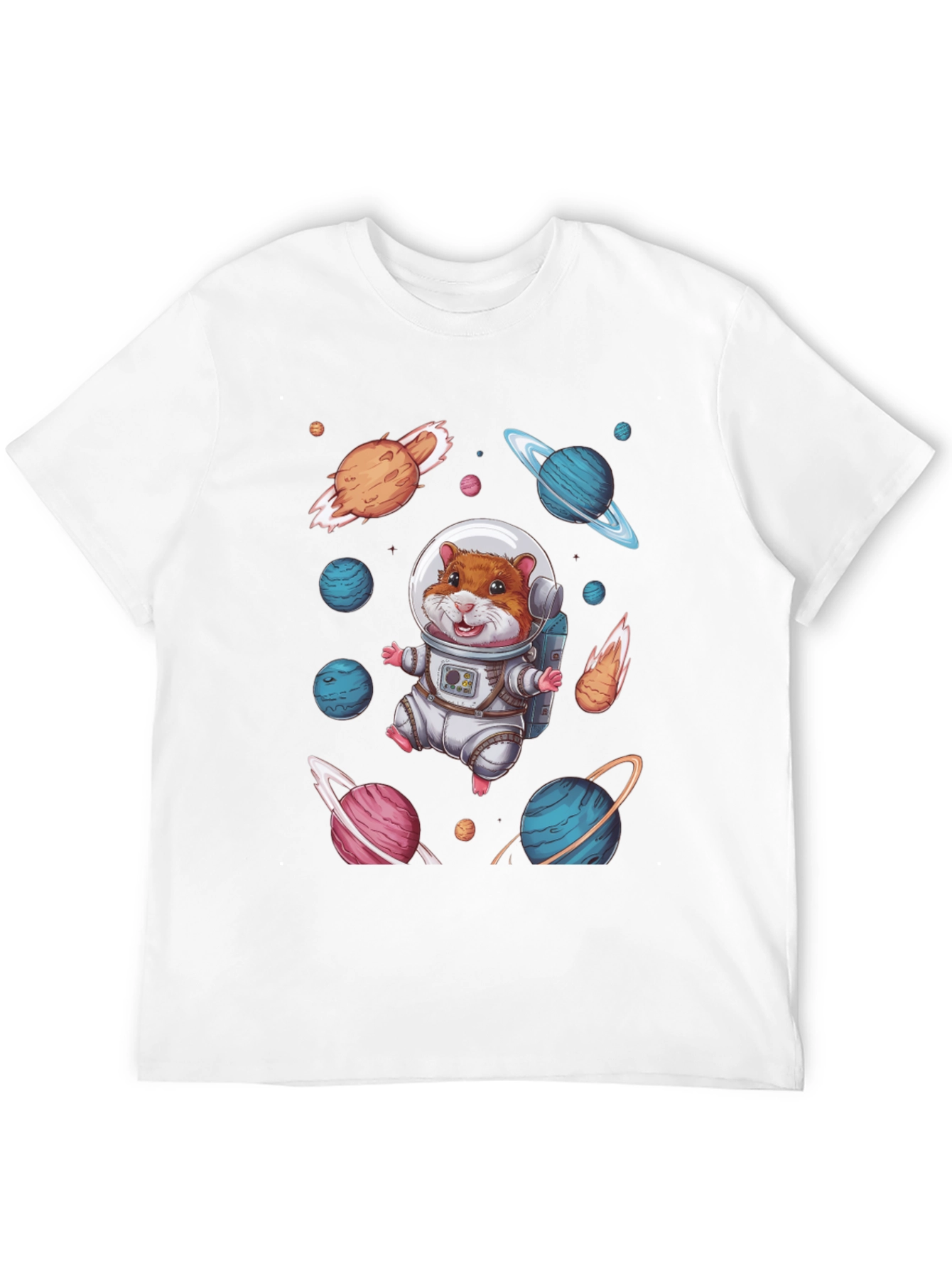 Hamster Astronaut Space T-Shirt