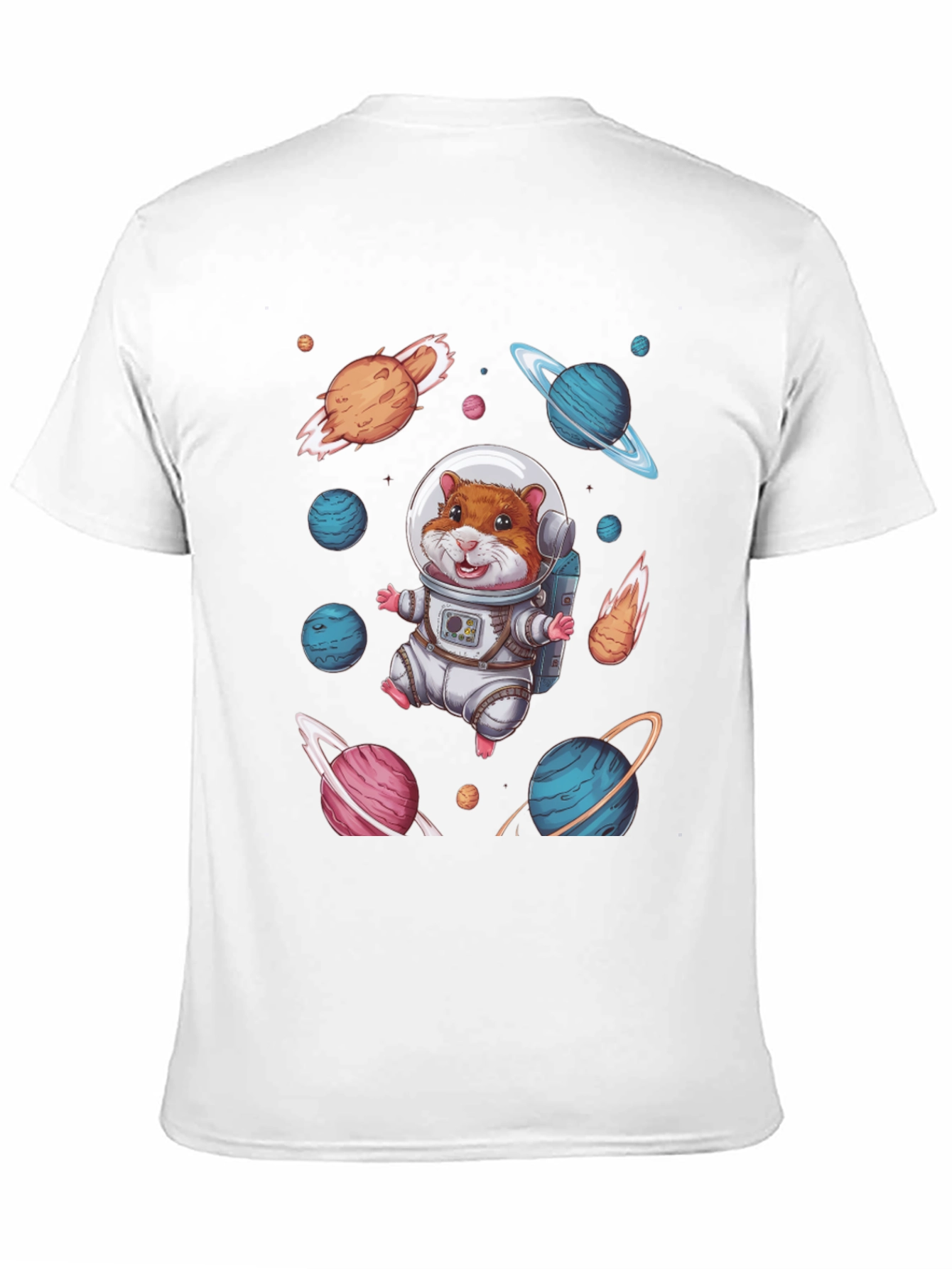 Hamster Astronaut Space T-Shirt