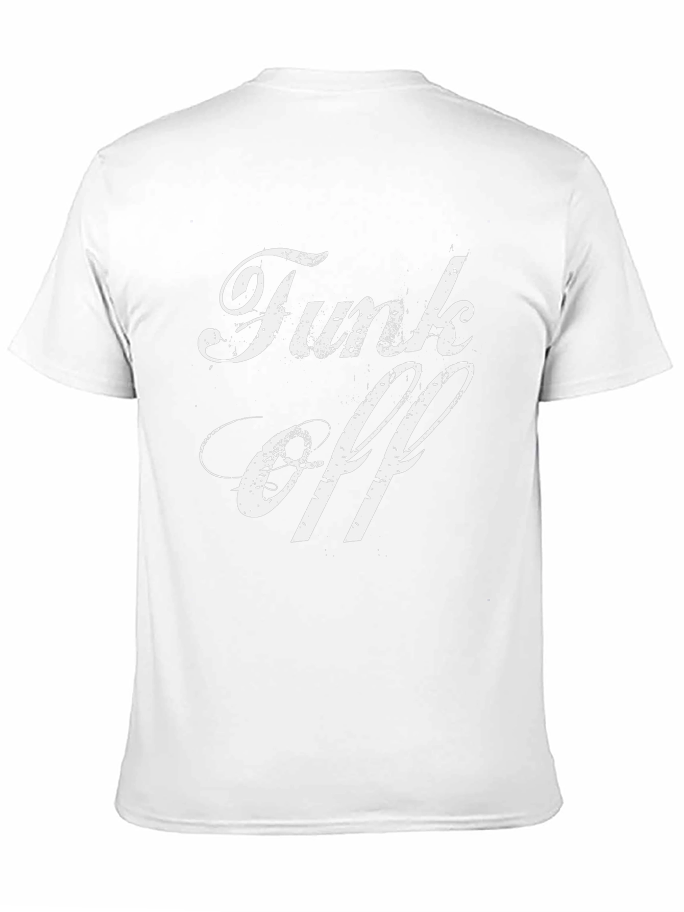 Funk Off Graphic Tee - Black Cotton T-Shirt
