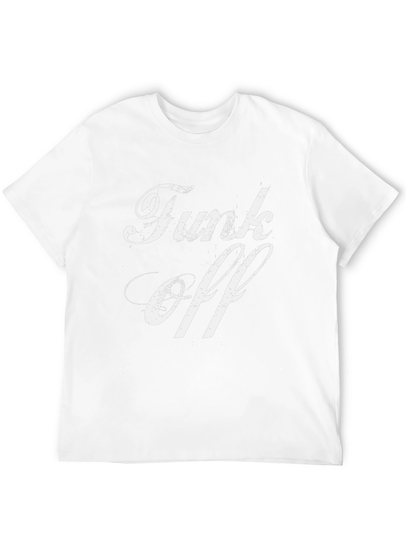 Funk Off Graphic Tee - Black Cotton T-Shirt