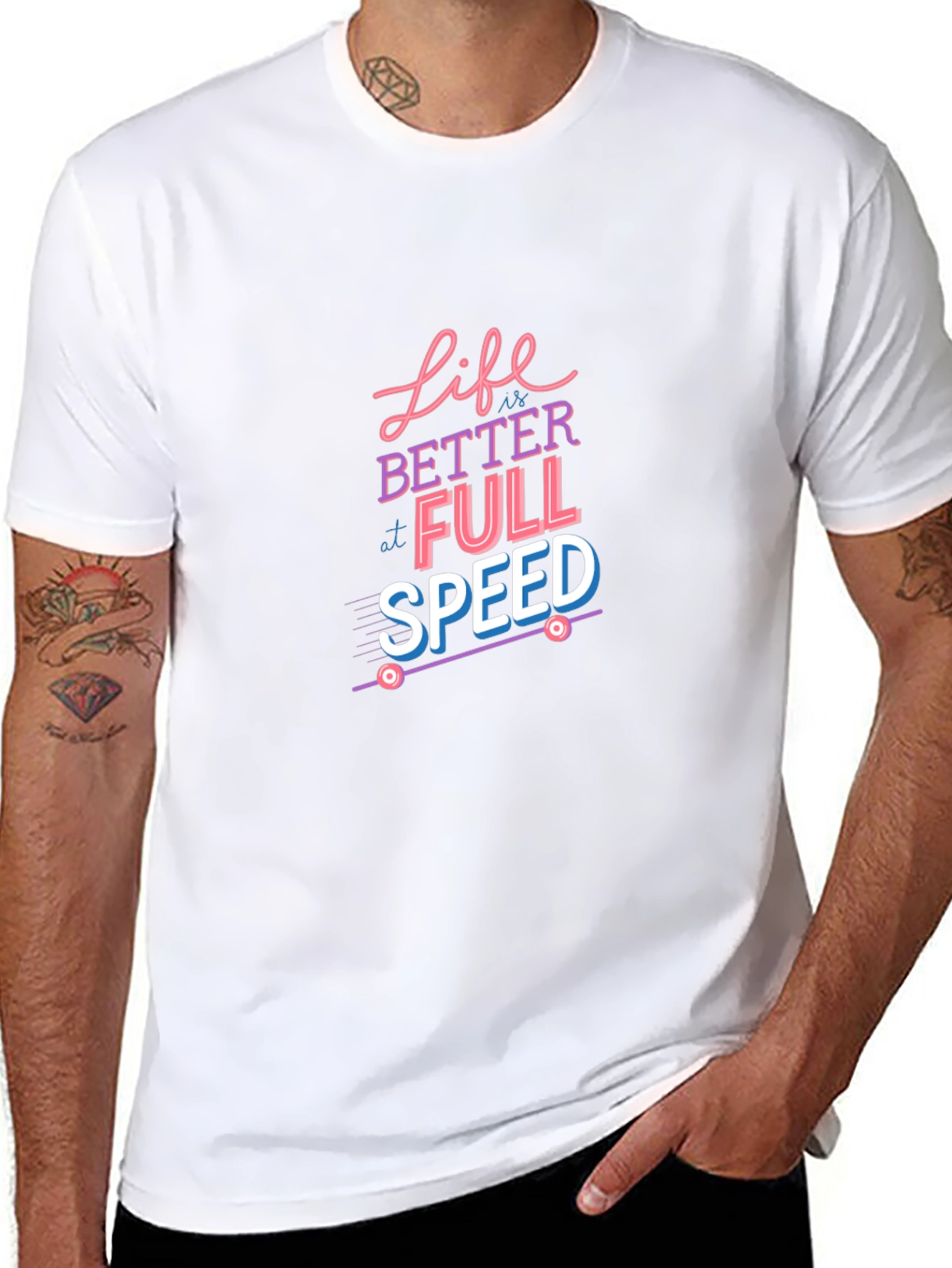 Life is Better at Full Speed Graphic Tee