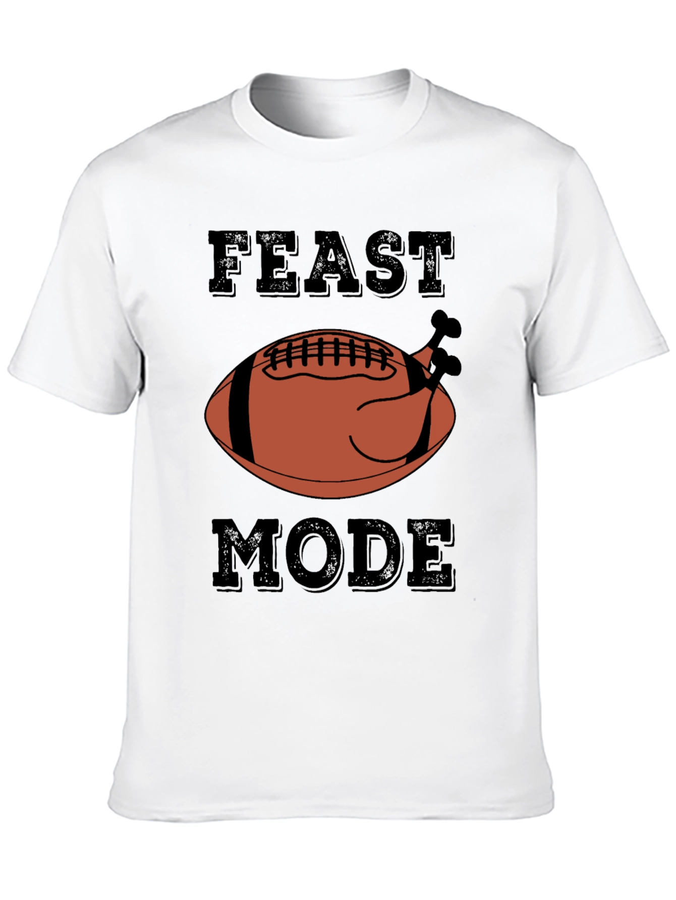 Feast Mode Football Turkey Graphic Tee