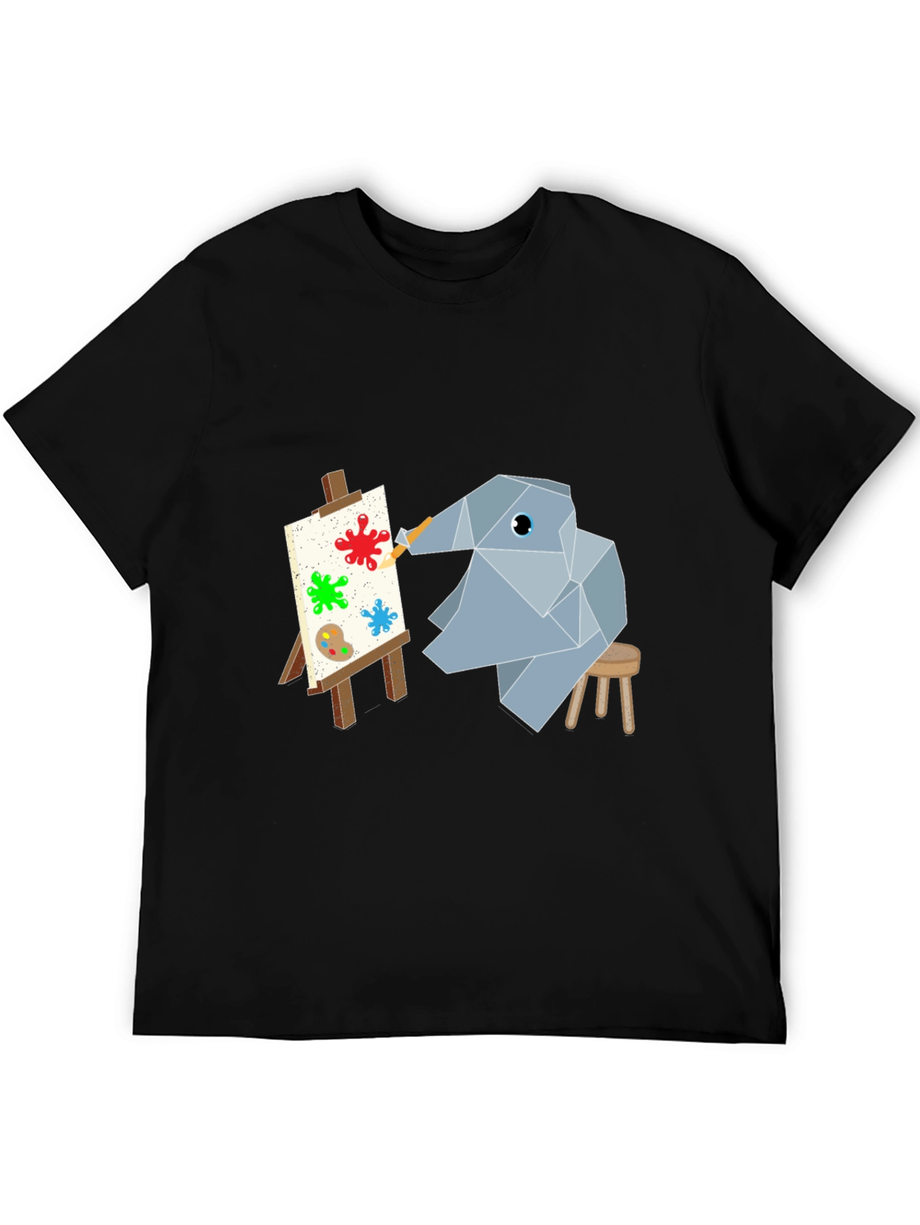 Abstract Elephant Artist Graphic Tee