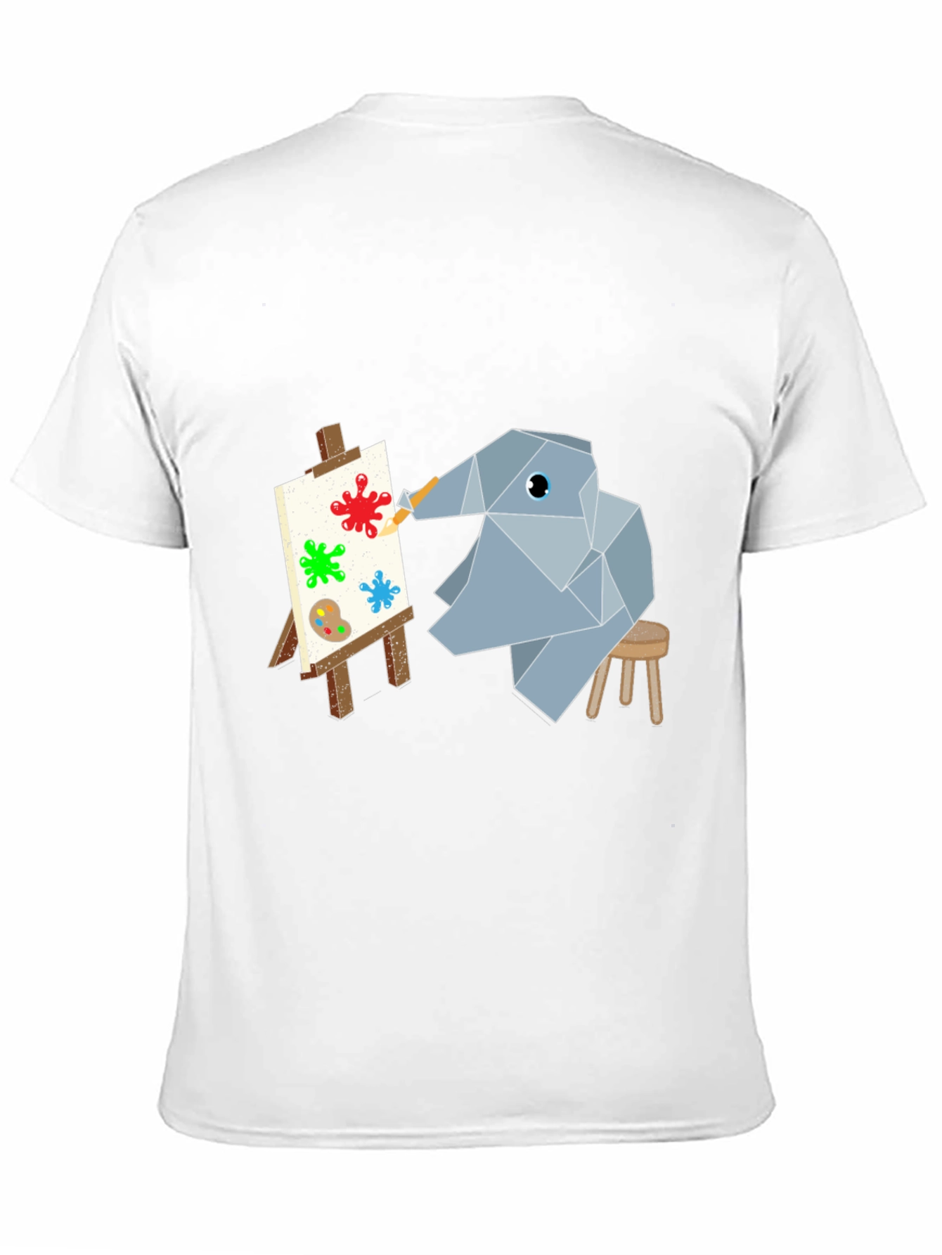 Abstract Elephant Artist Graphic Tee