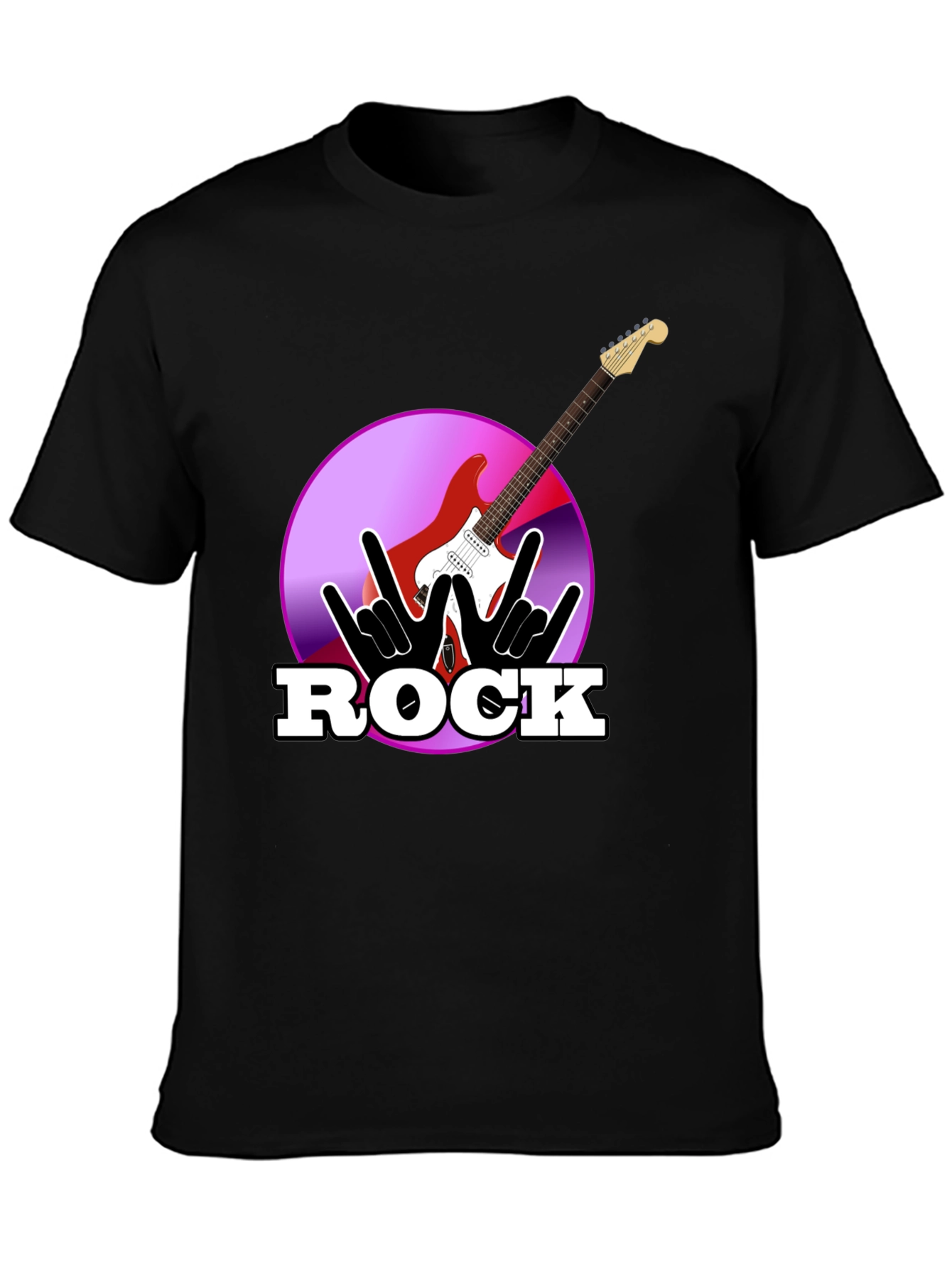 Rock Guitar Graphic T-Shirt - Music Lover Tee