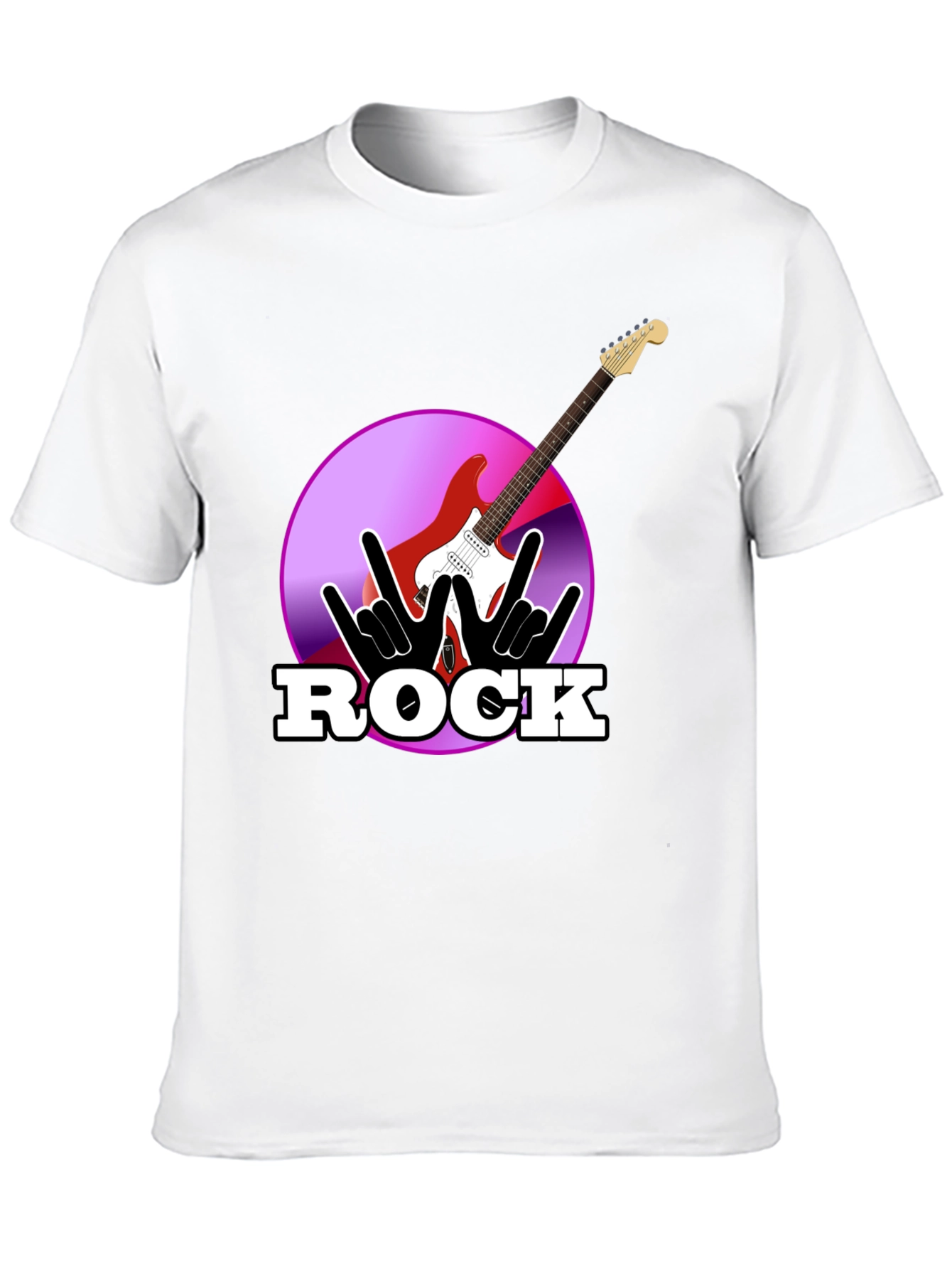 Rock Guitar Graphic T-Shirt - Music Lover Tee