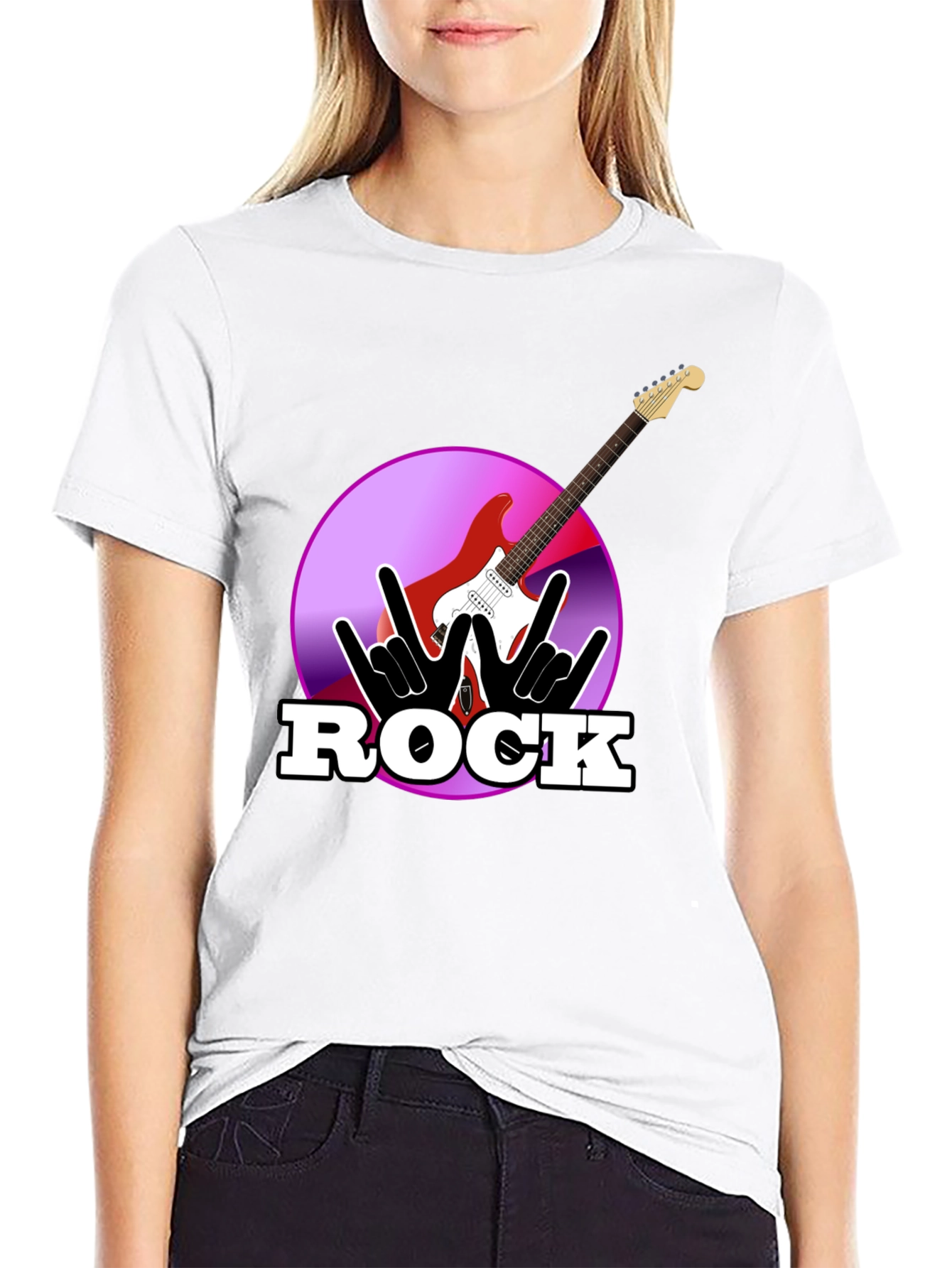 Rock Guitar Graphic T-Shirt - Music Lover Tee