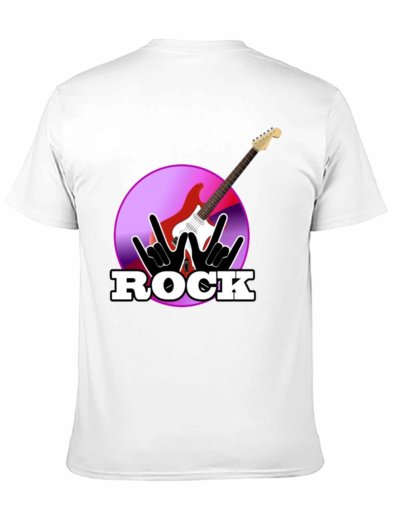 Rock Guitar Graphic T-Shirt - Music Lover Tee