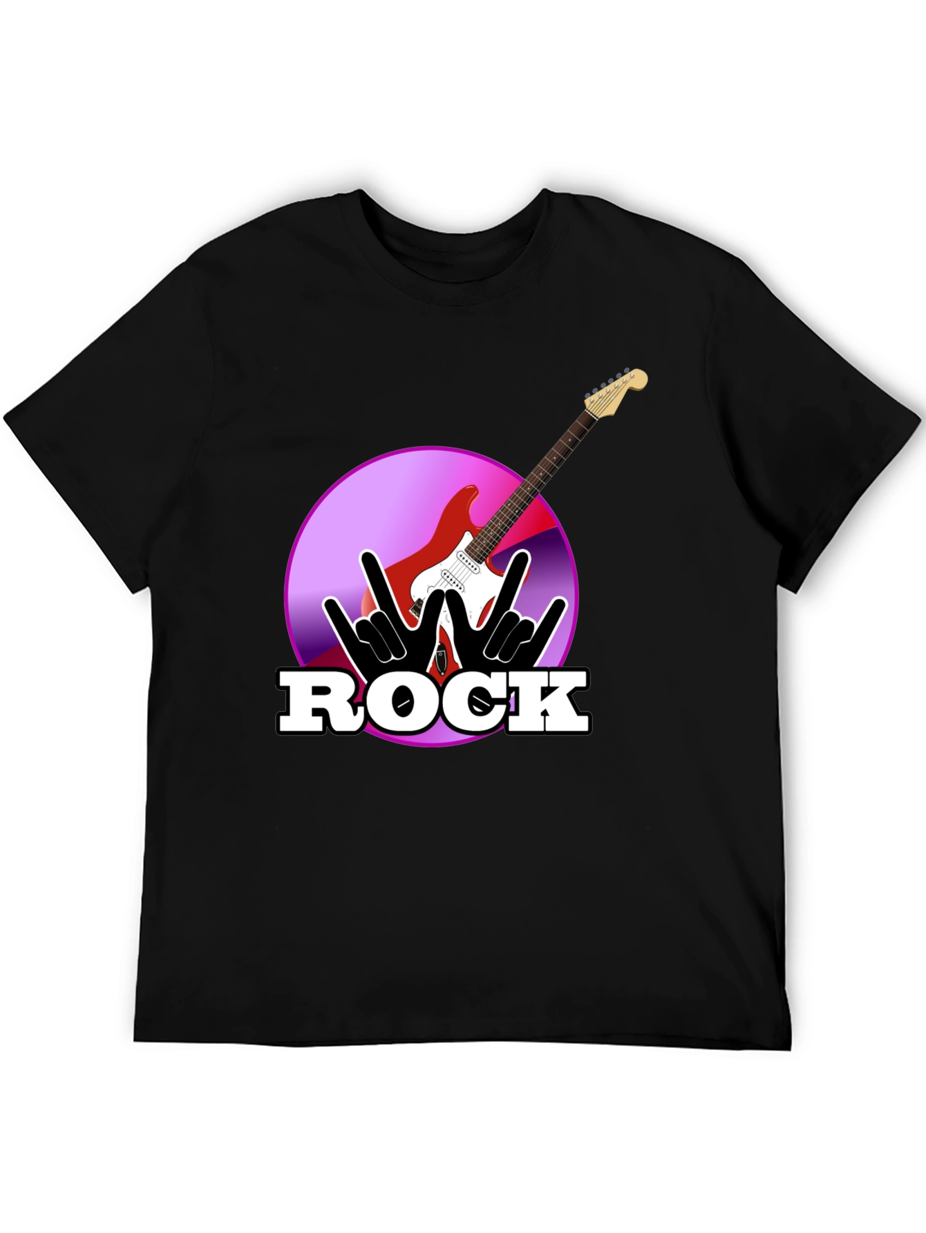 Rock Guitar Graphic T-Shirt - Music Lover Tee