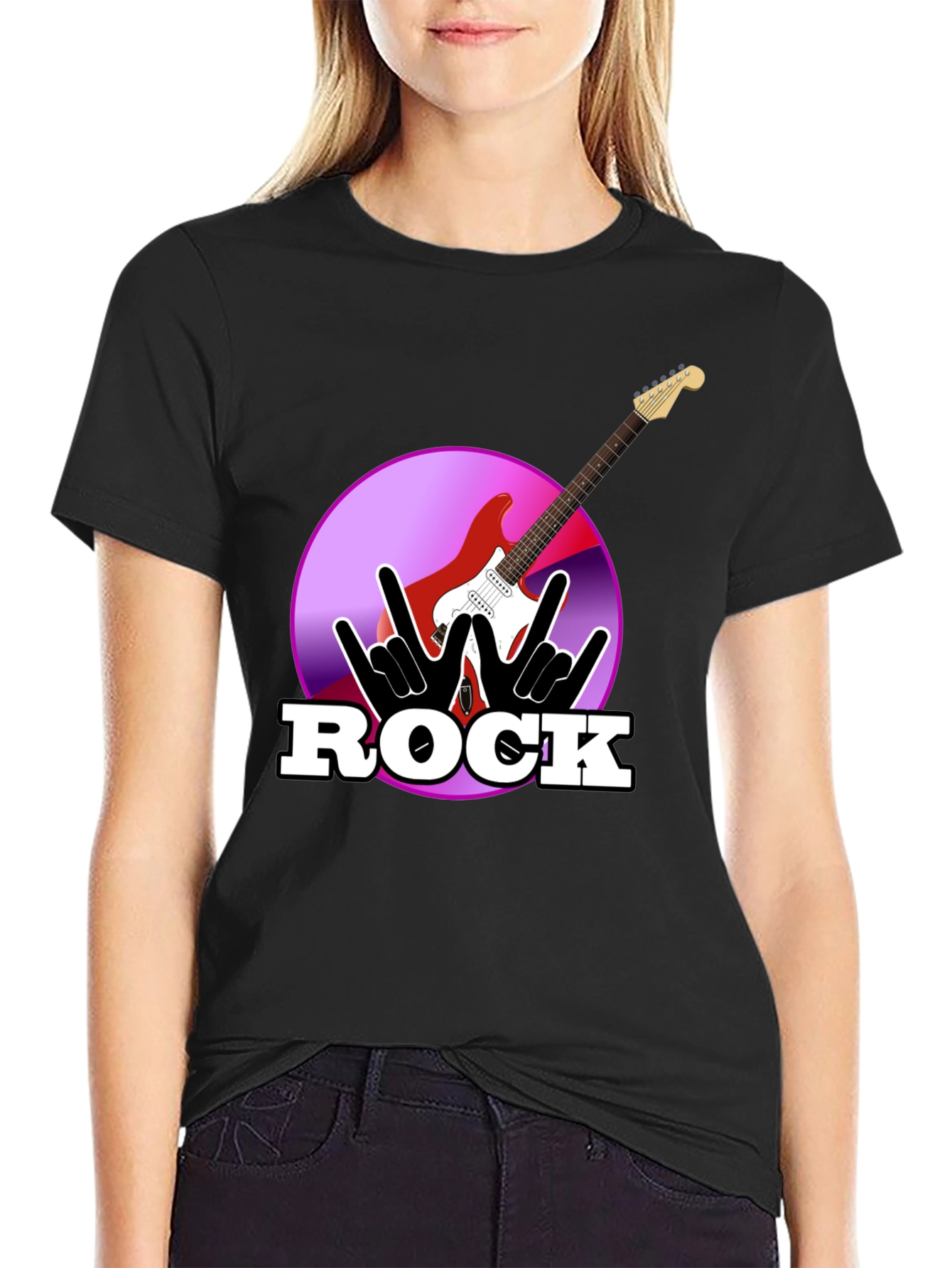 Rock Guitar Graphic T-Shirt - Music Lover Tee