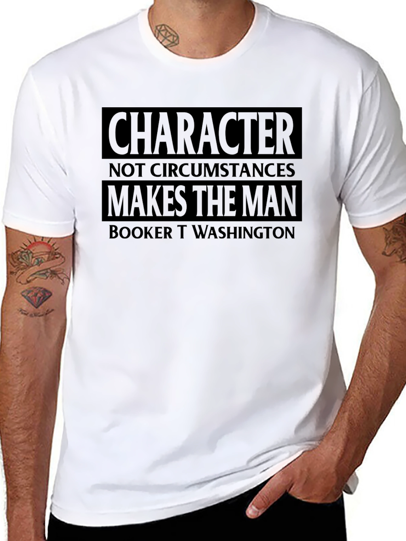 Character Makes the Man T-Shirt