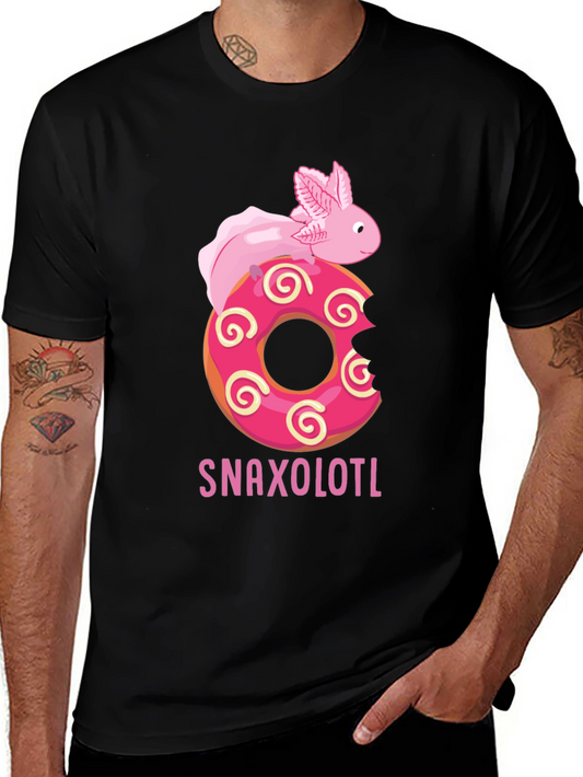 Snaxolotl Donut T-Shirt - Funny Axolotl Tee