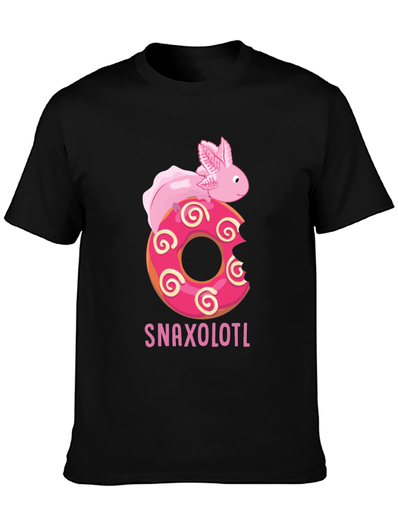 Snaxolotl Donut T-Shirt - Funny Axolotl Tee